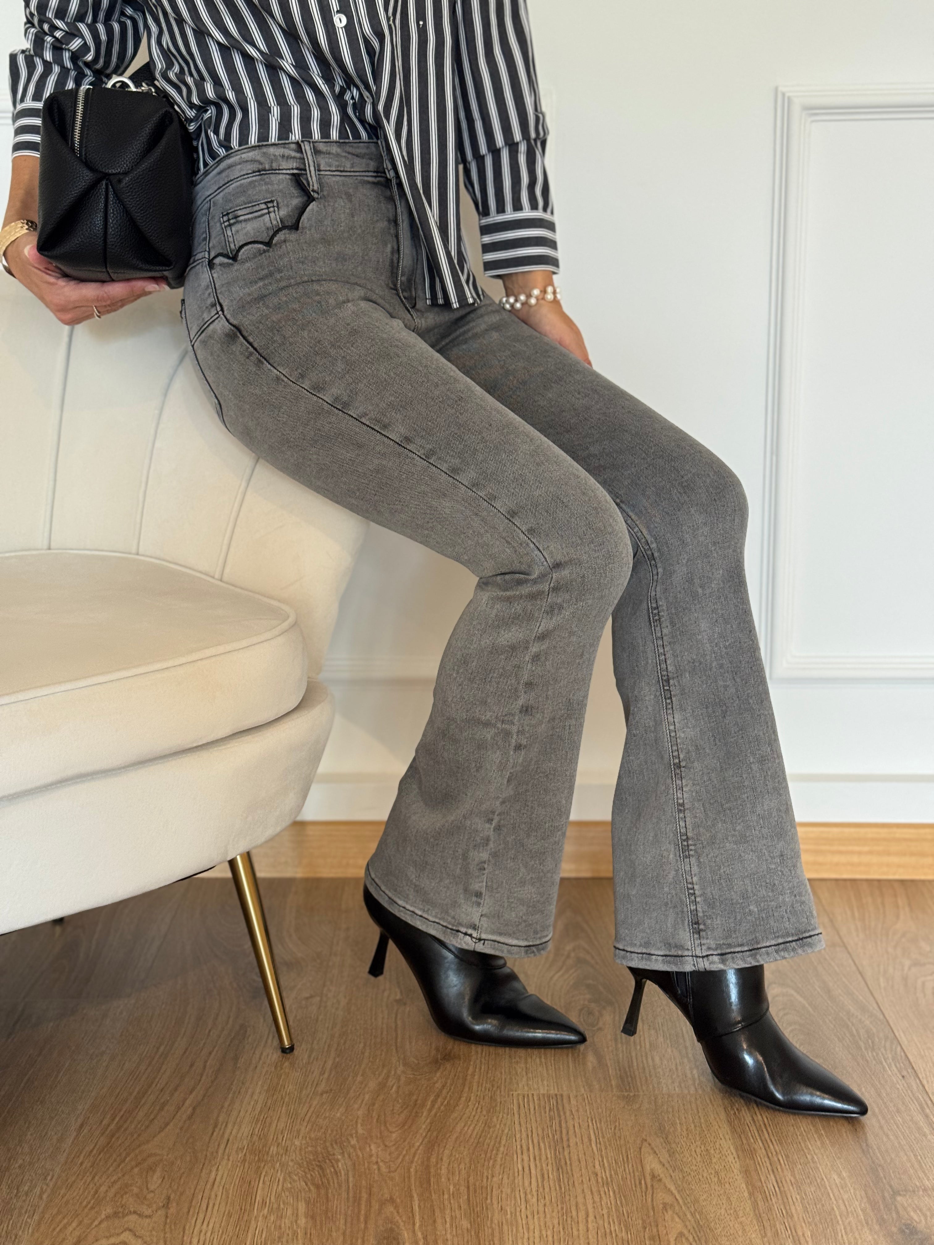 Jeans zampetta profili ondine mimì