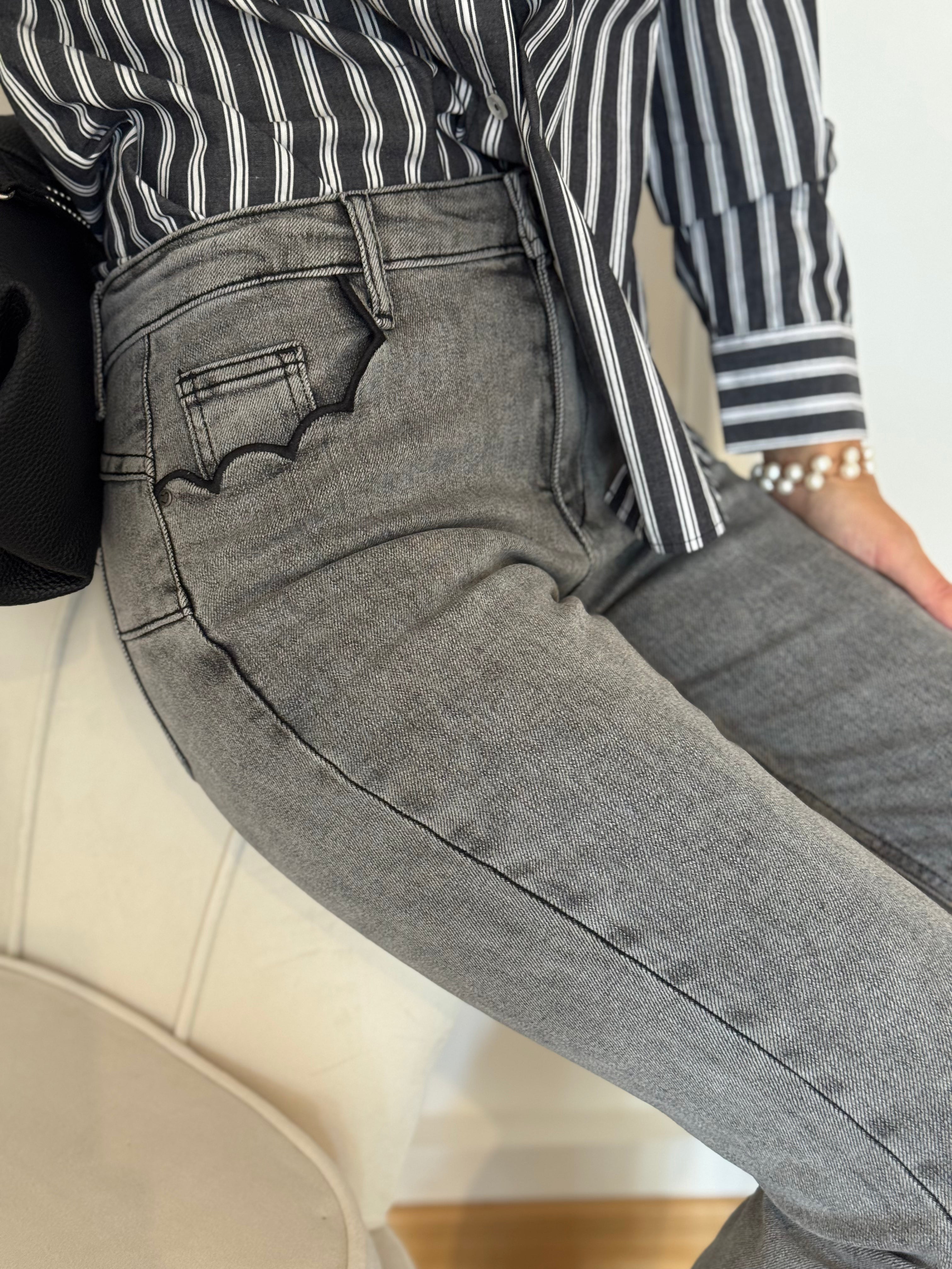 Jeans zampetta profili ondine mimì