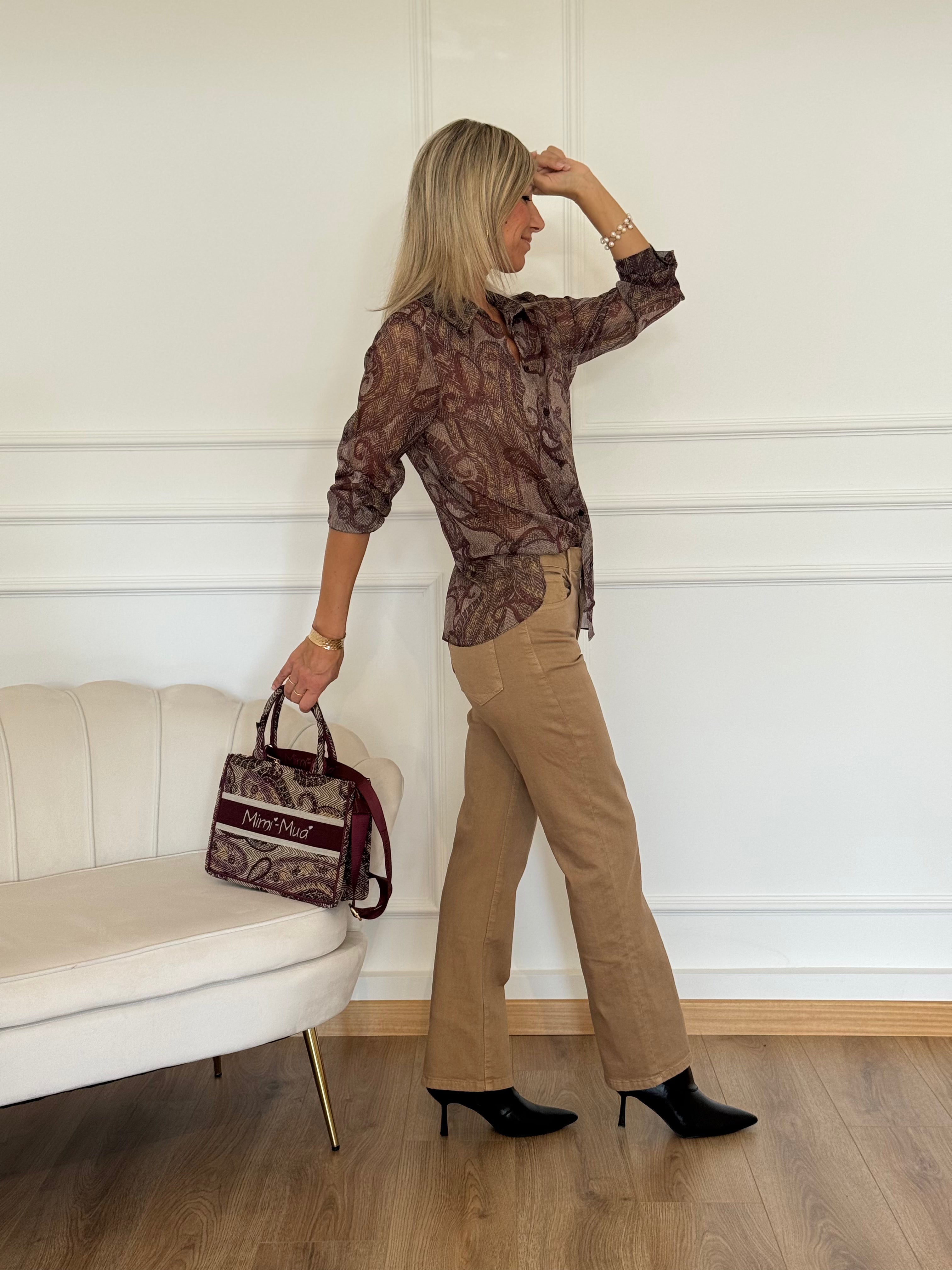 Camicia fantasia paisley mimì