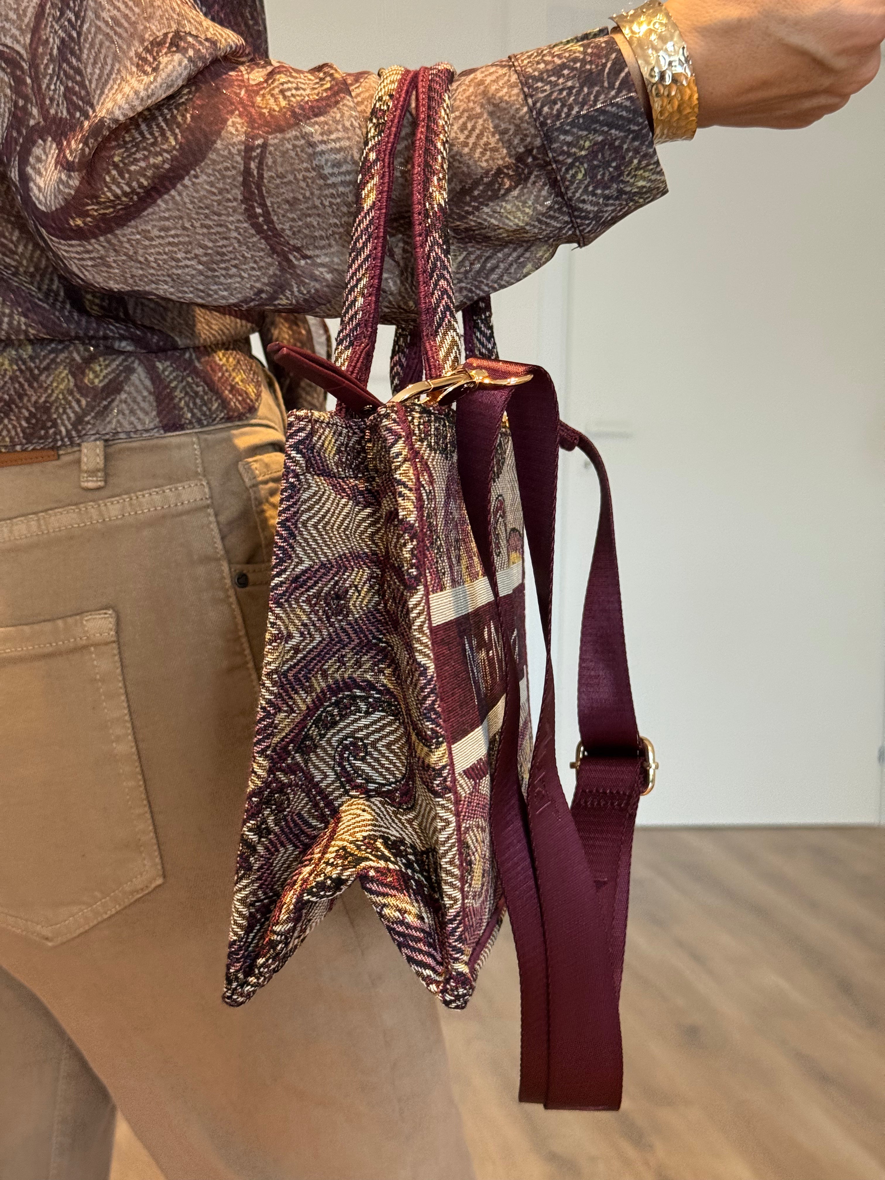 Borsa piccola fantasia paisley mimì