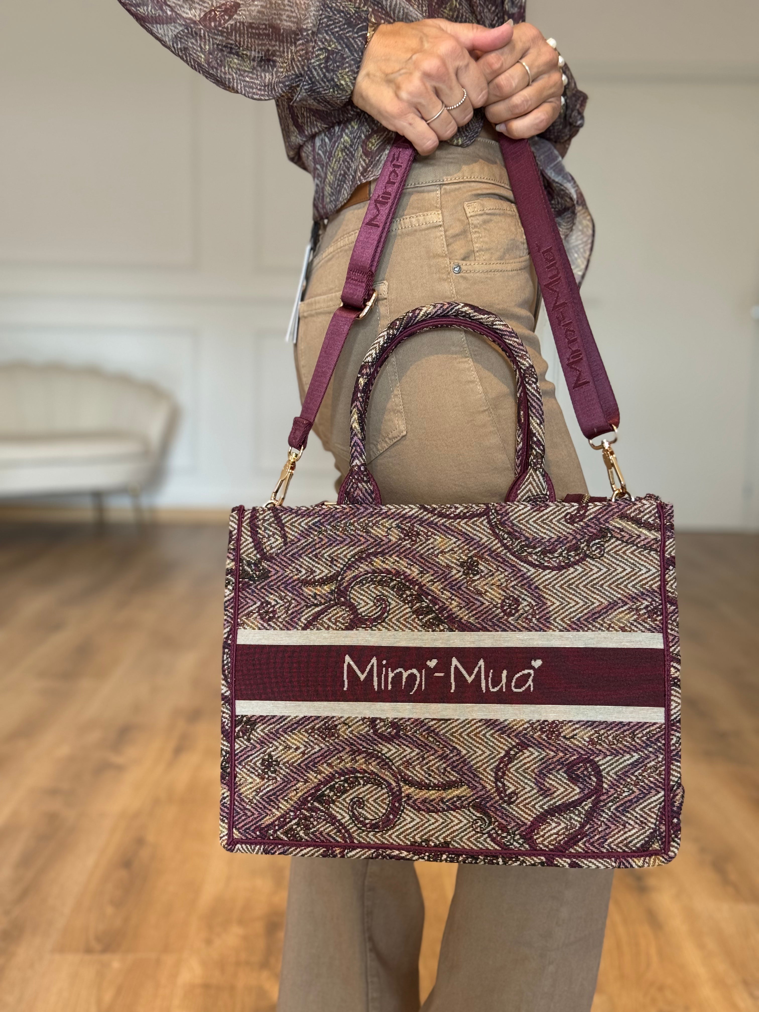 Borsa grande fantasia paisley mimì
