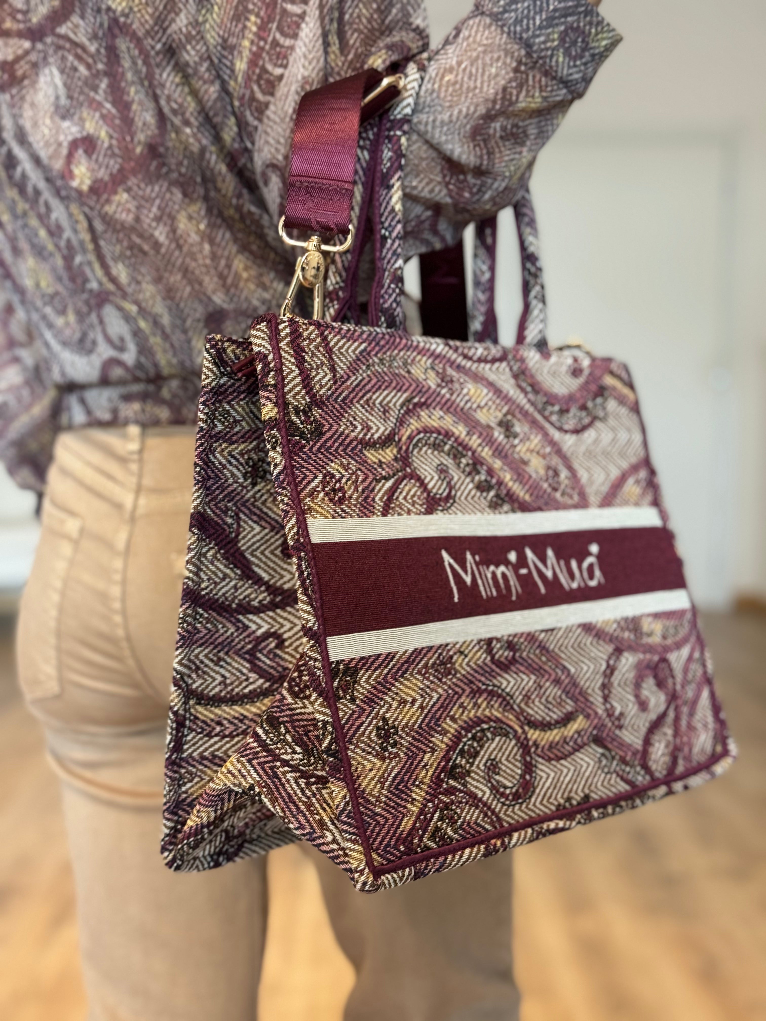 Borsa grande fantasia paisley mimì