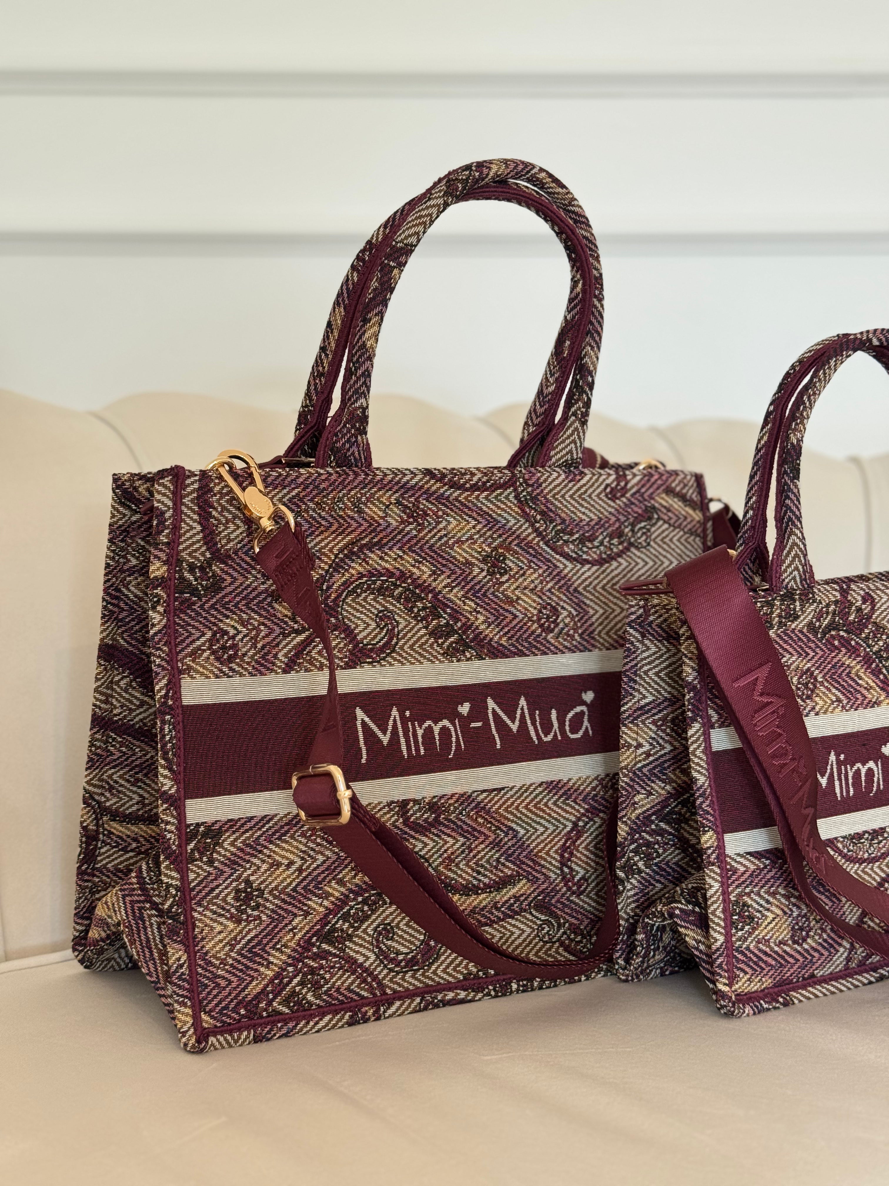 Borsa grande fantasia paisley mimì