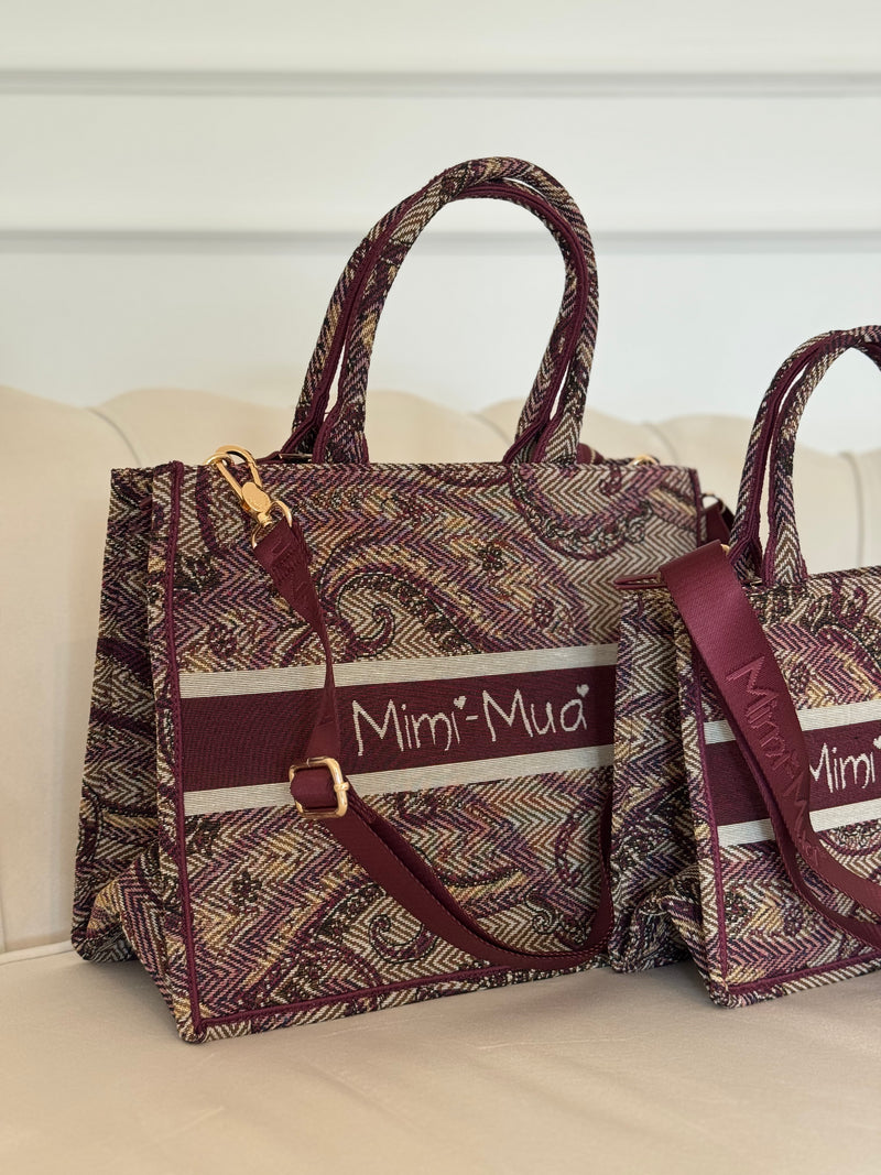 Borsa grande fantasia paisley mimì
