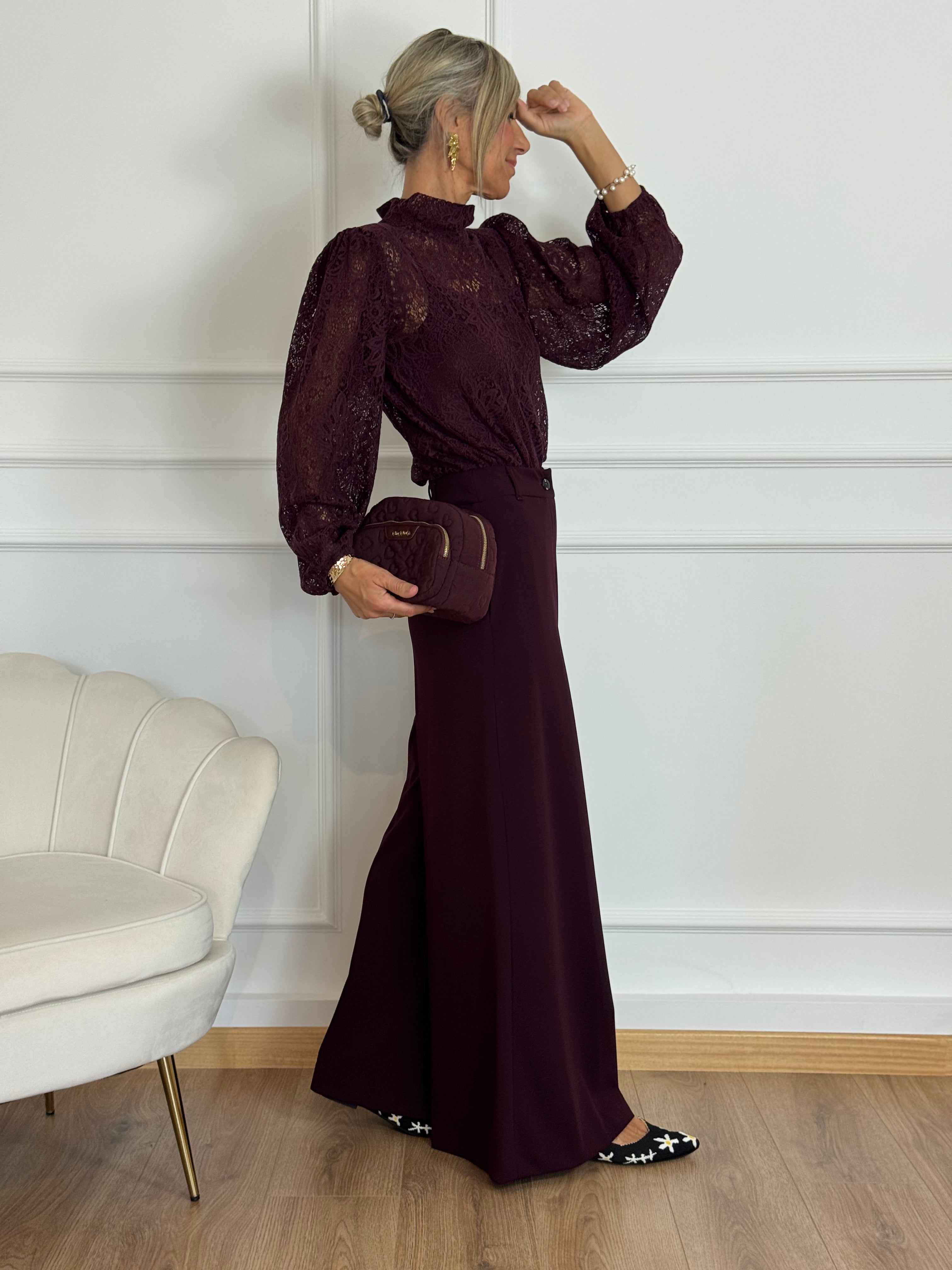 Blusa pizzo mimì