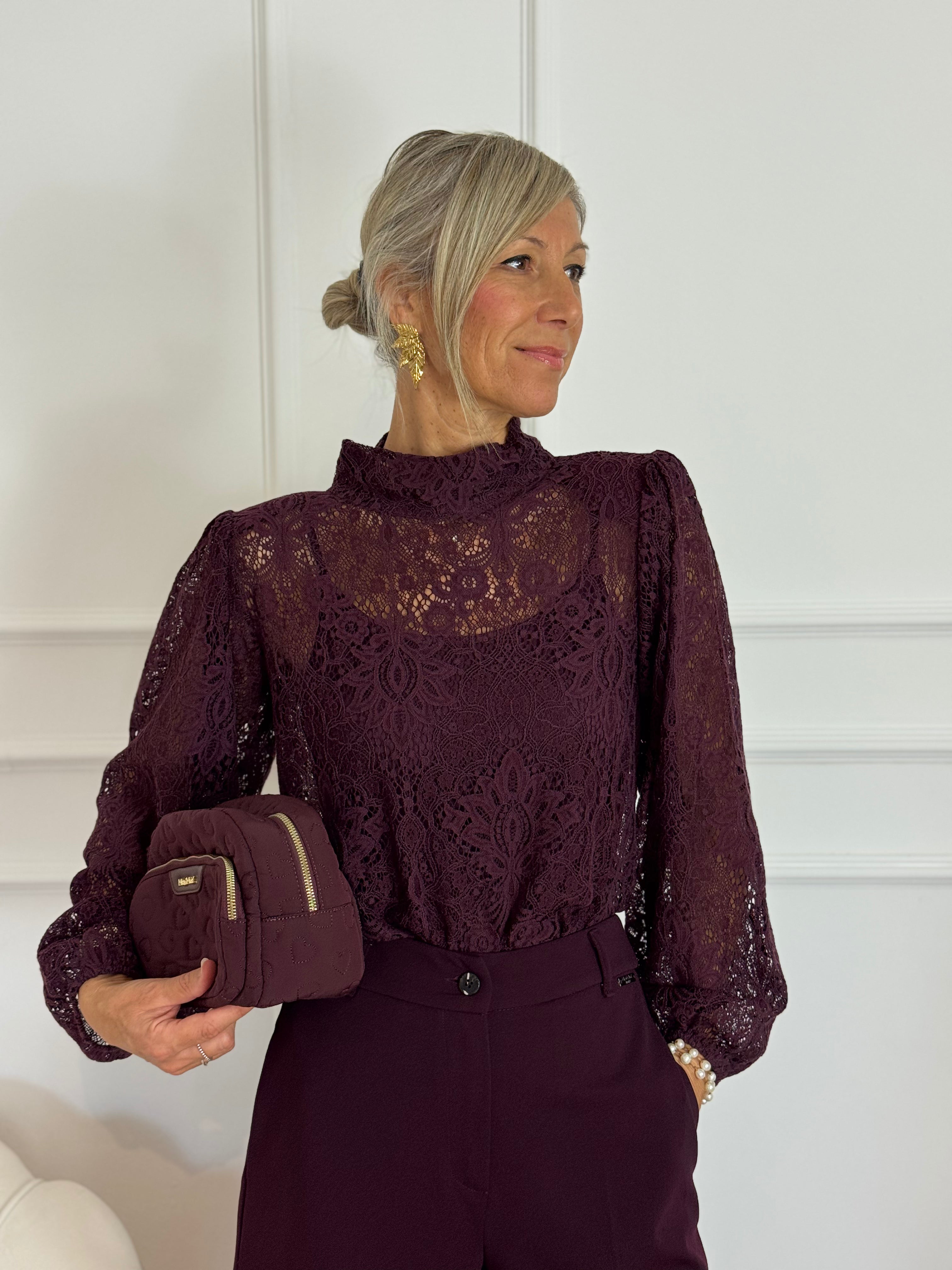 Blusa pizzo mimì