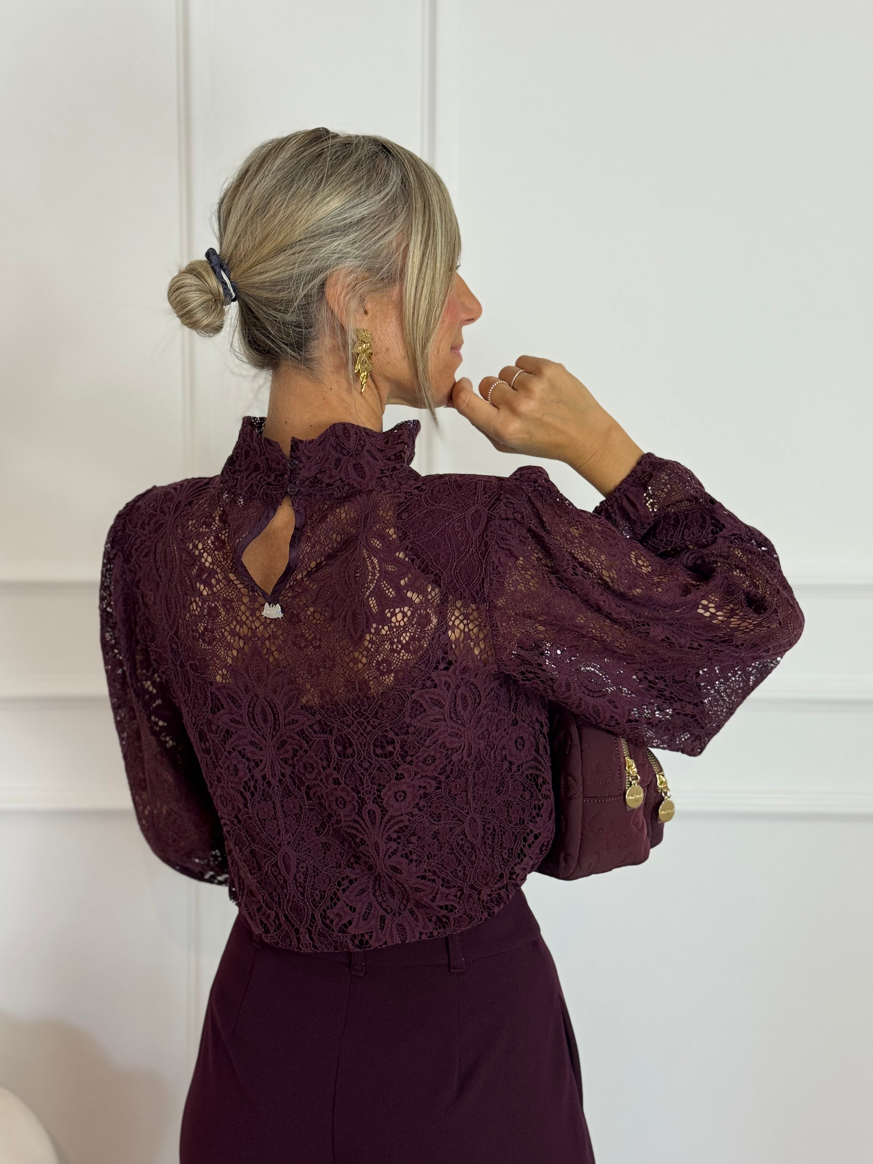 Blusa pizzo mimì