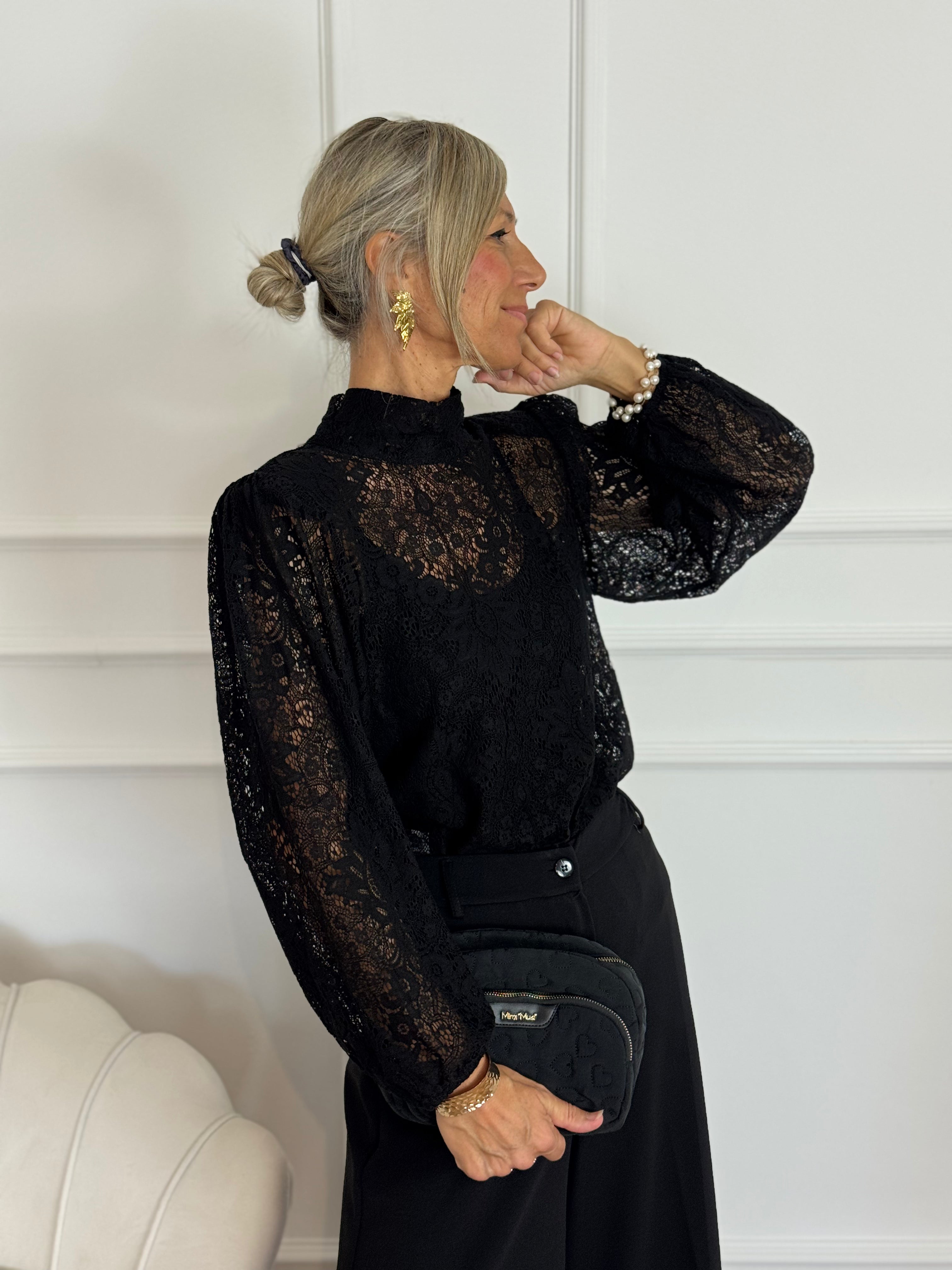 Blusa pizzo mimì