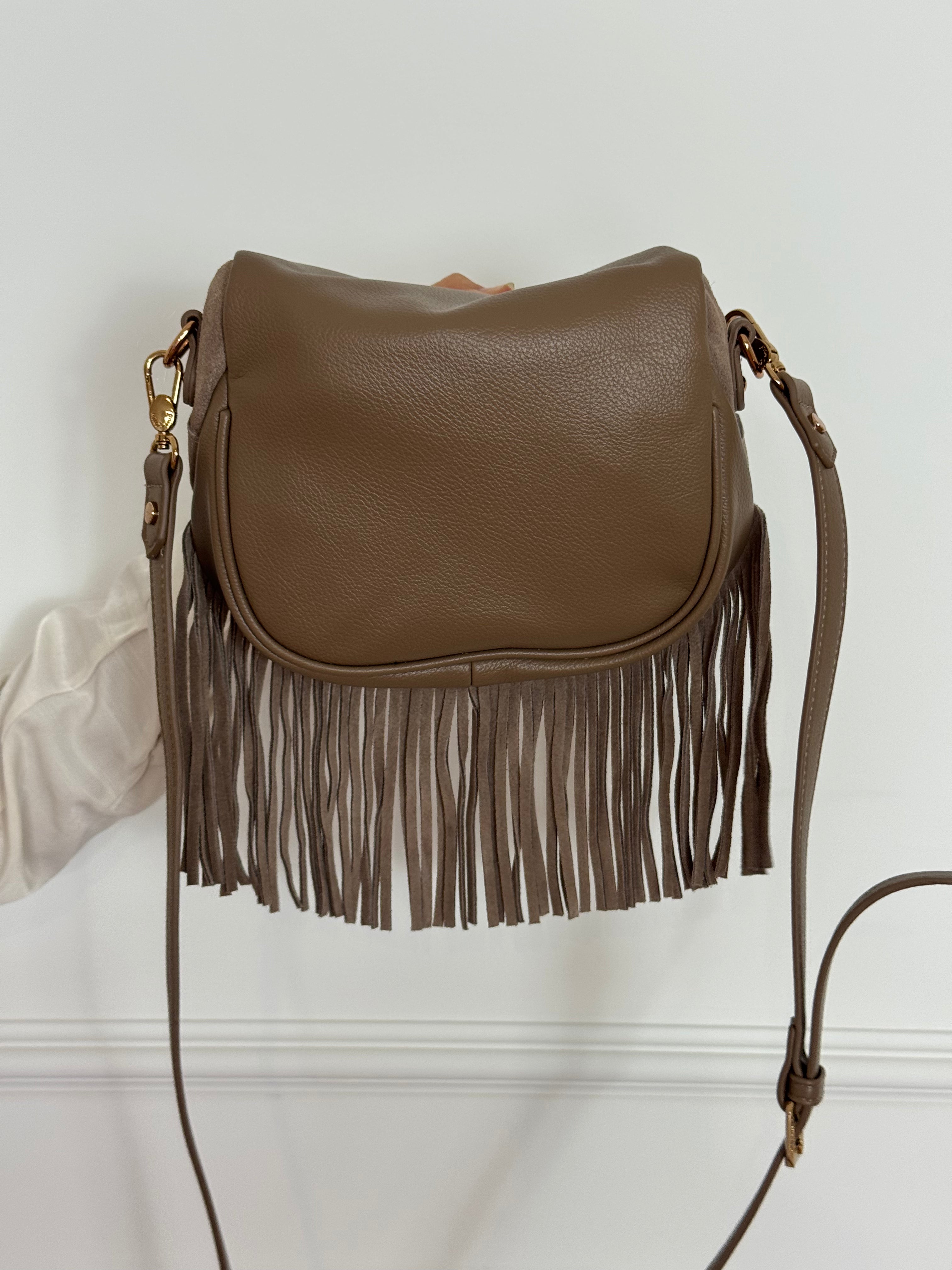 Borsa tracolla frange mimì