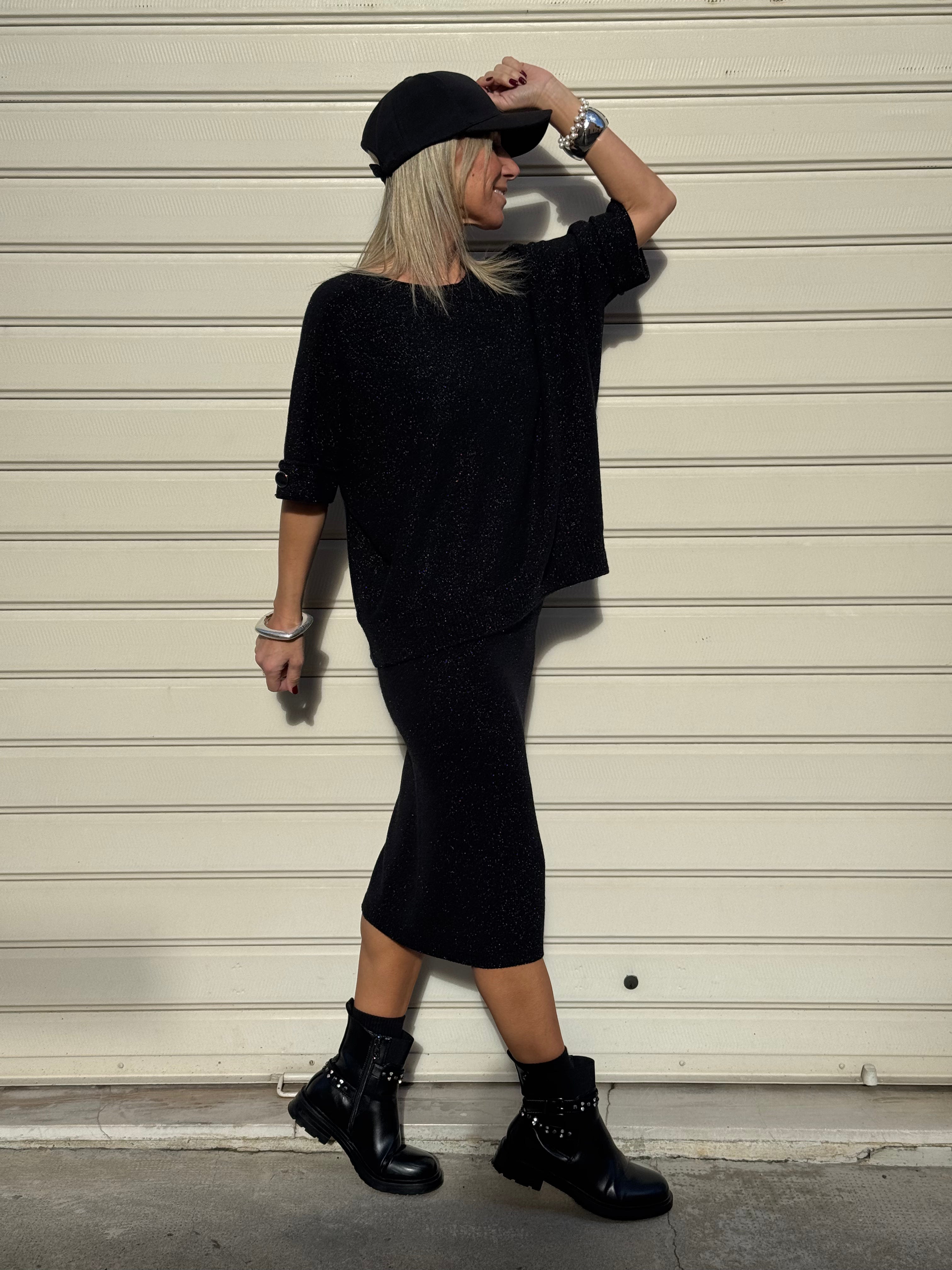 Longuette lurex kontatto