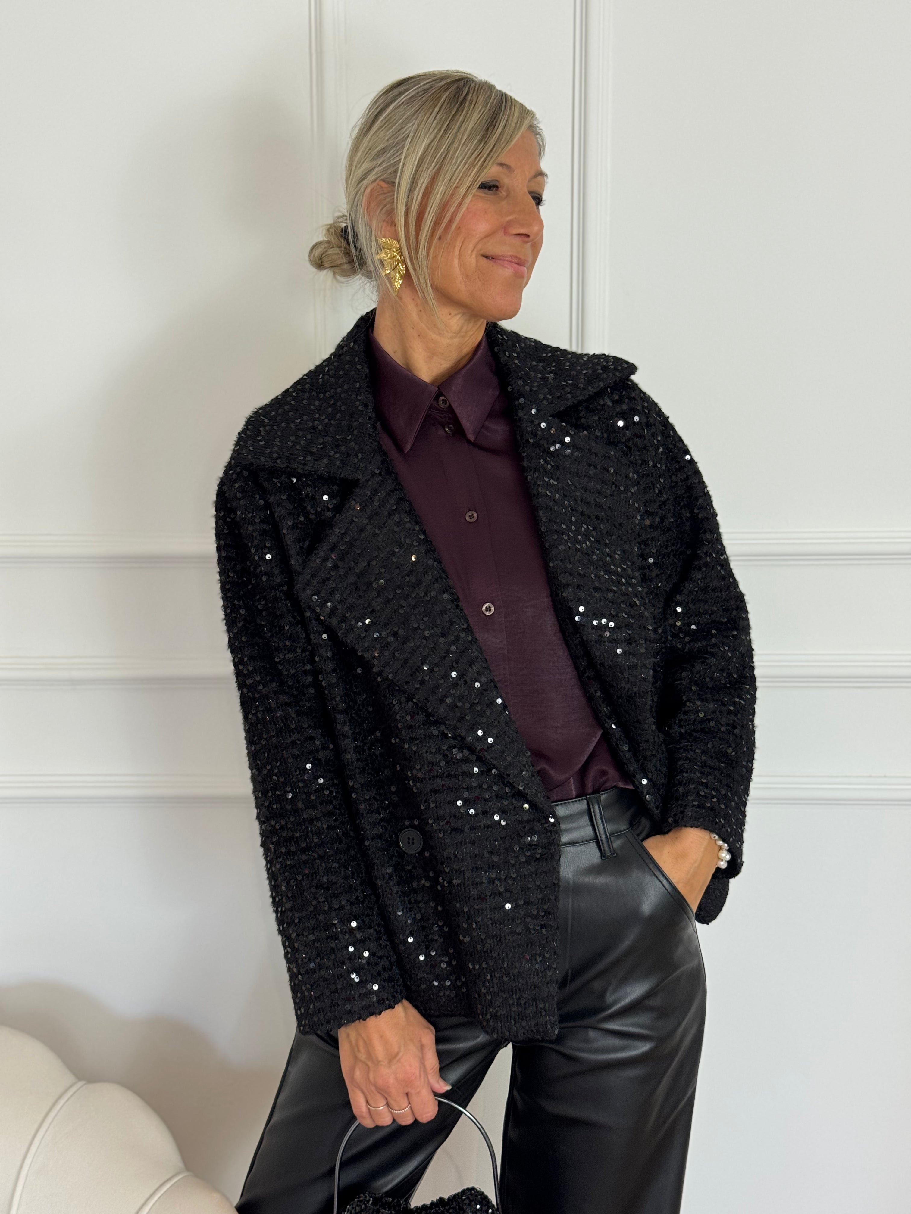Blouson paillettes mimì