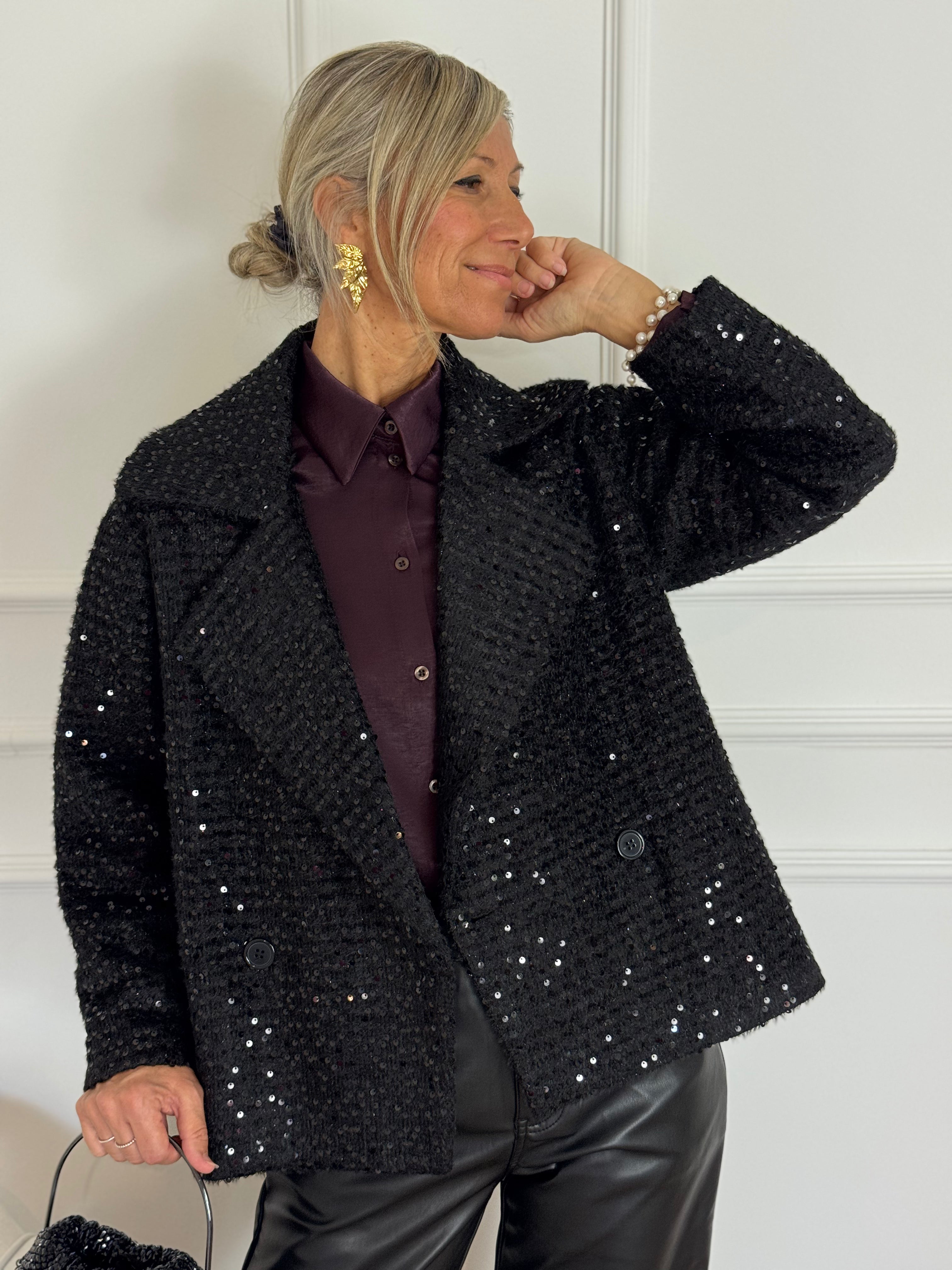 Blouson paillettes mimì