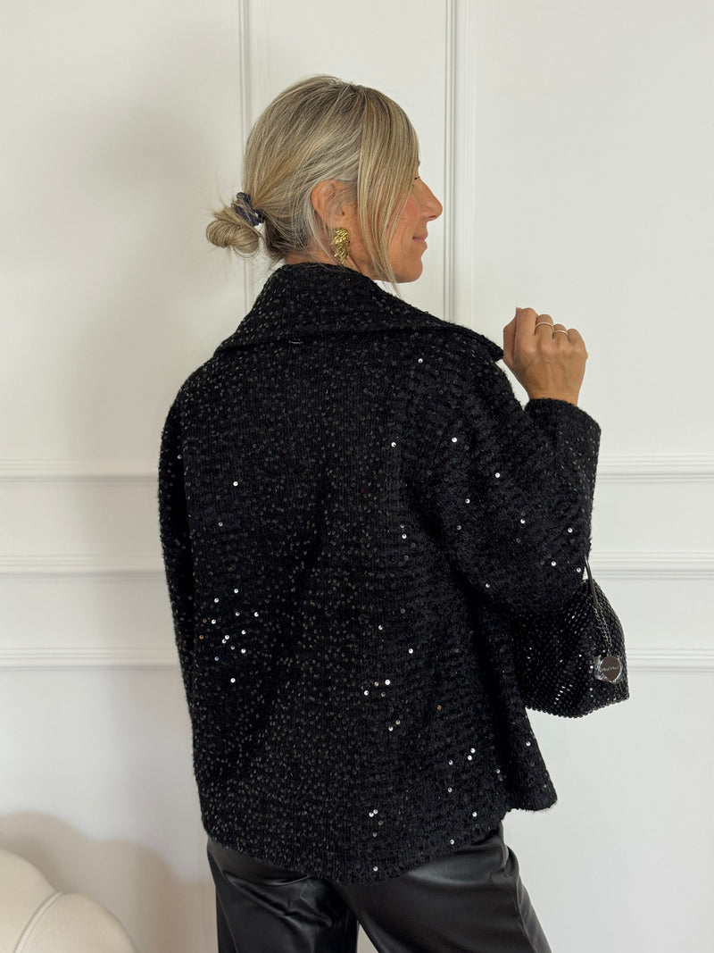 Blouson paillettes mimì