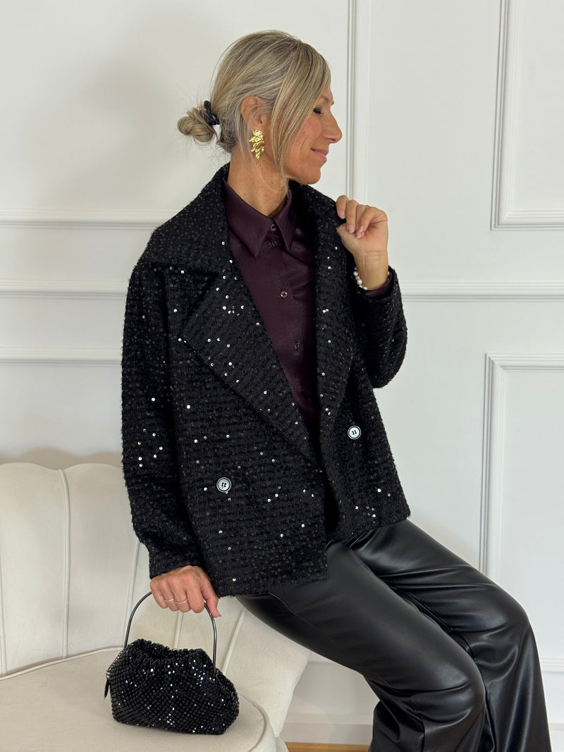 Blouson paillettes mimì
