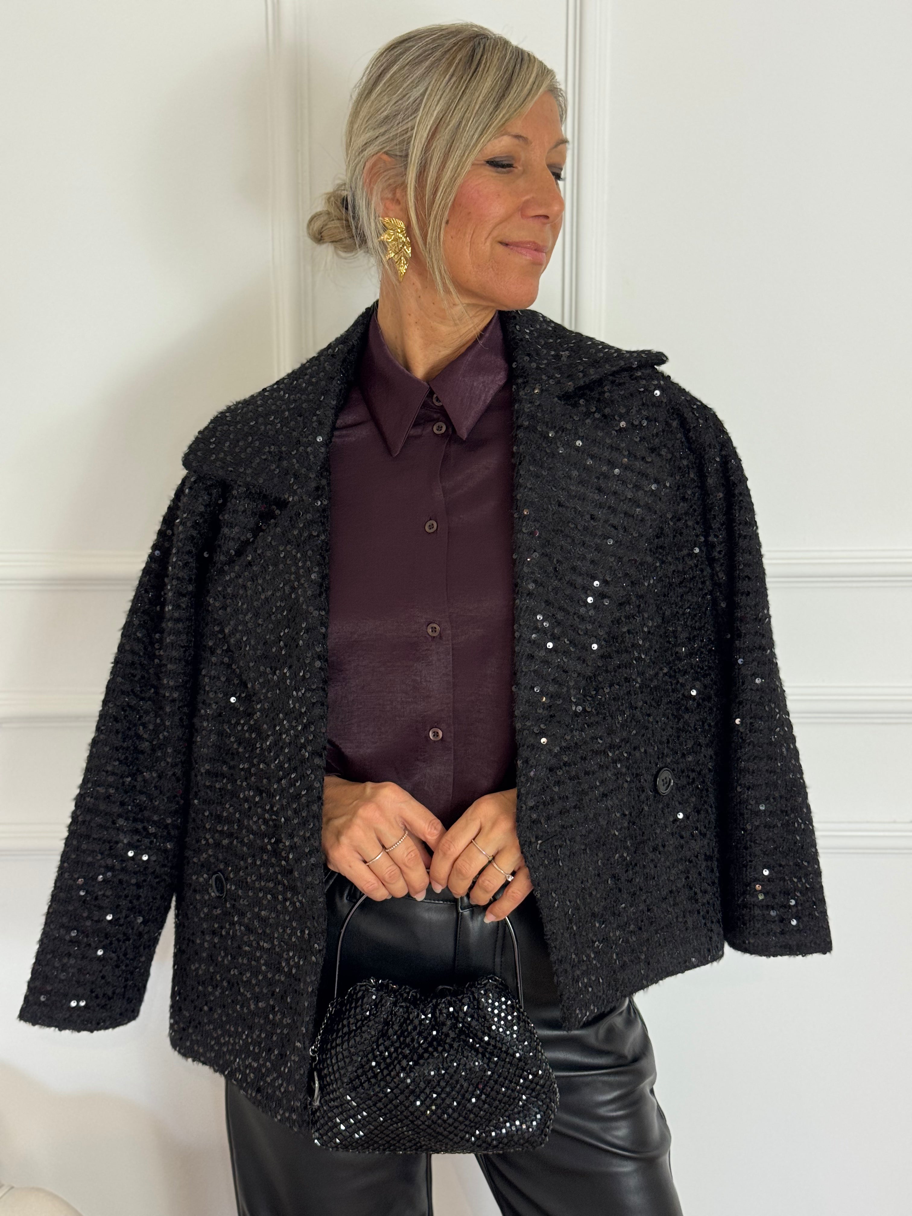Blouson paillettes mimì