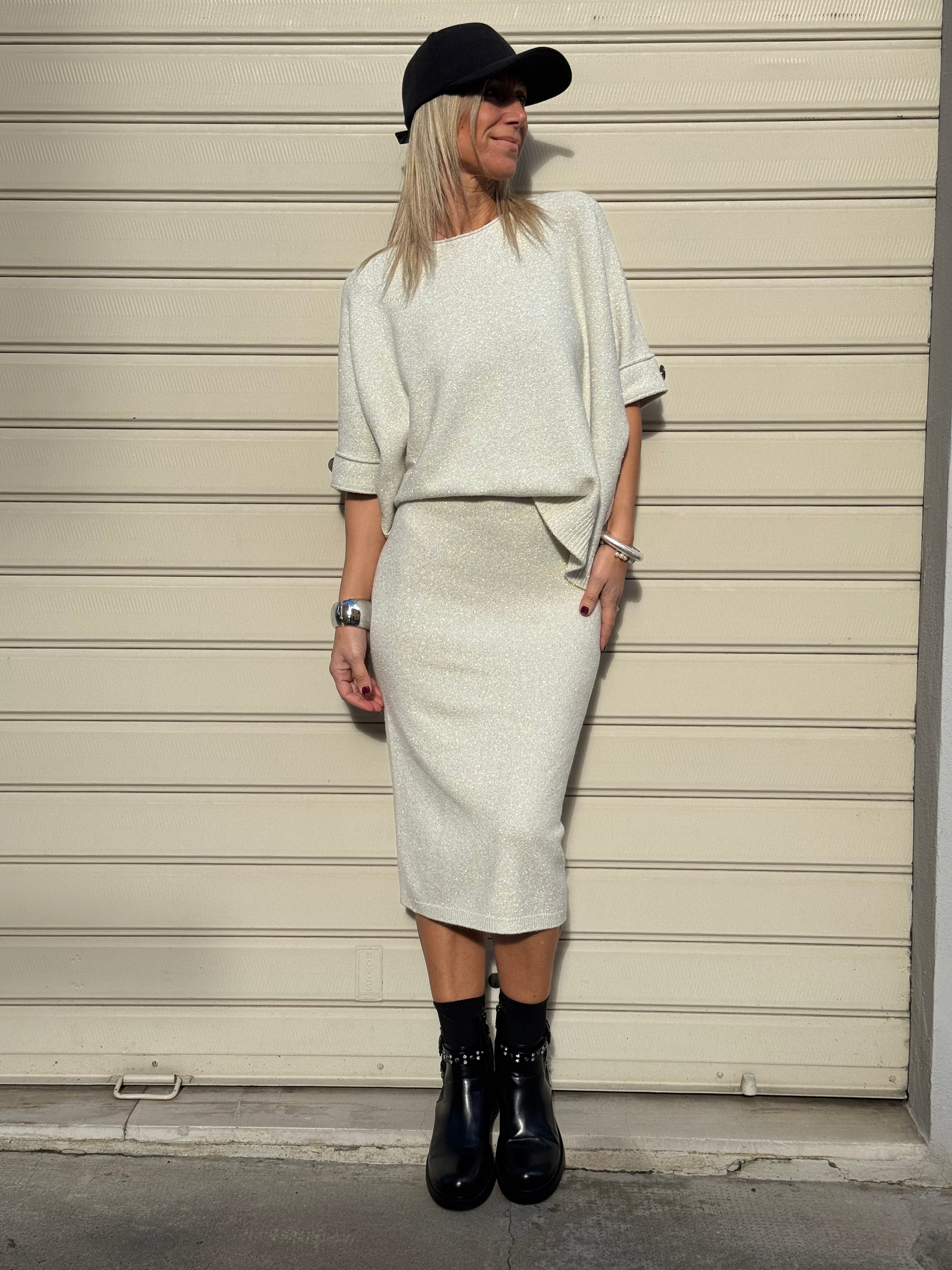 Longuette lurex kontatto