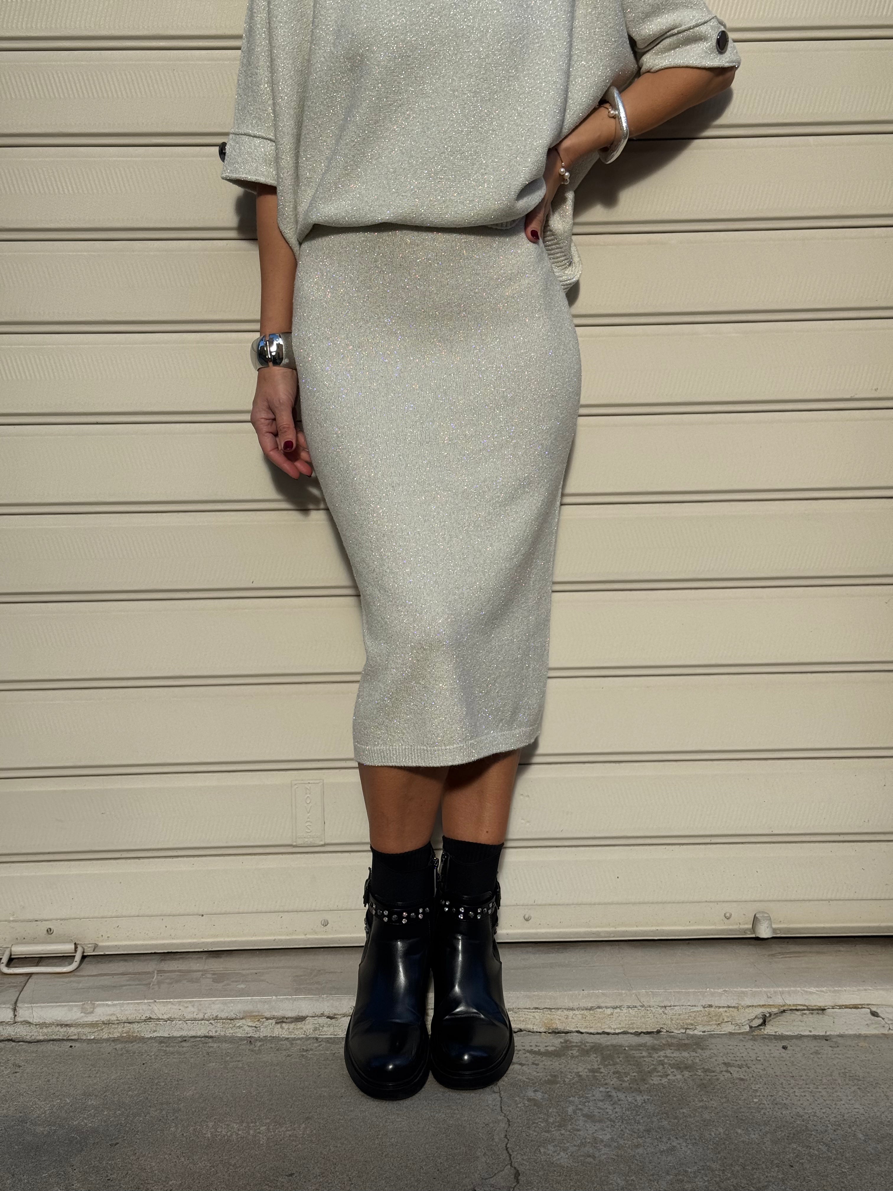 Longuette lurex kontatto