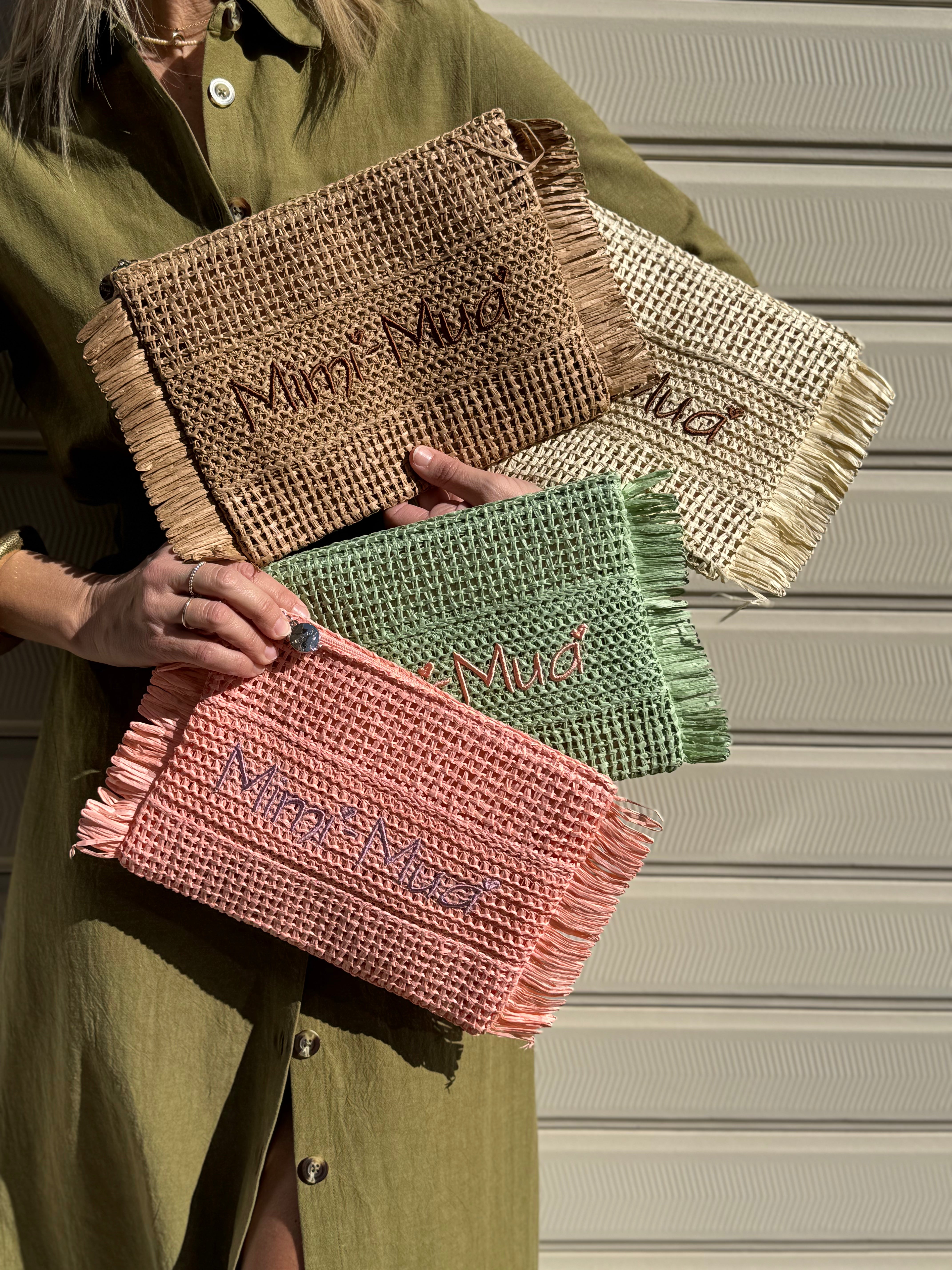 Pochette rafia mimì