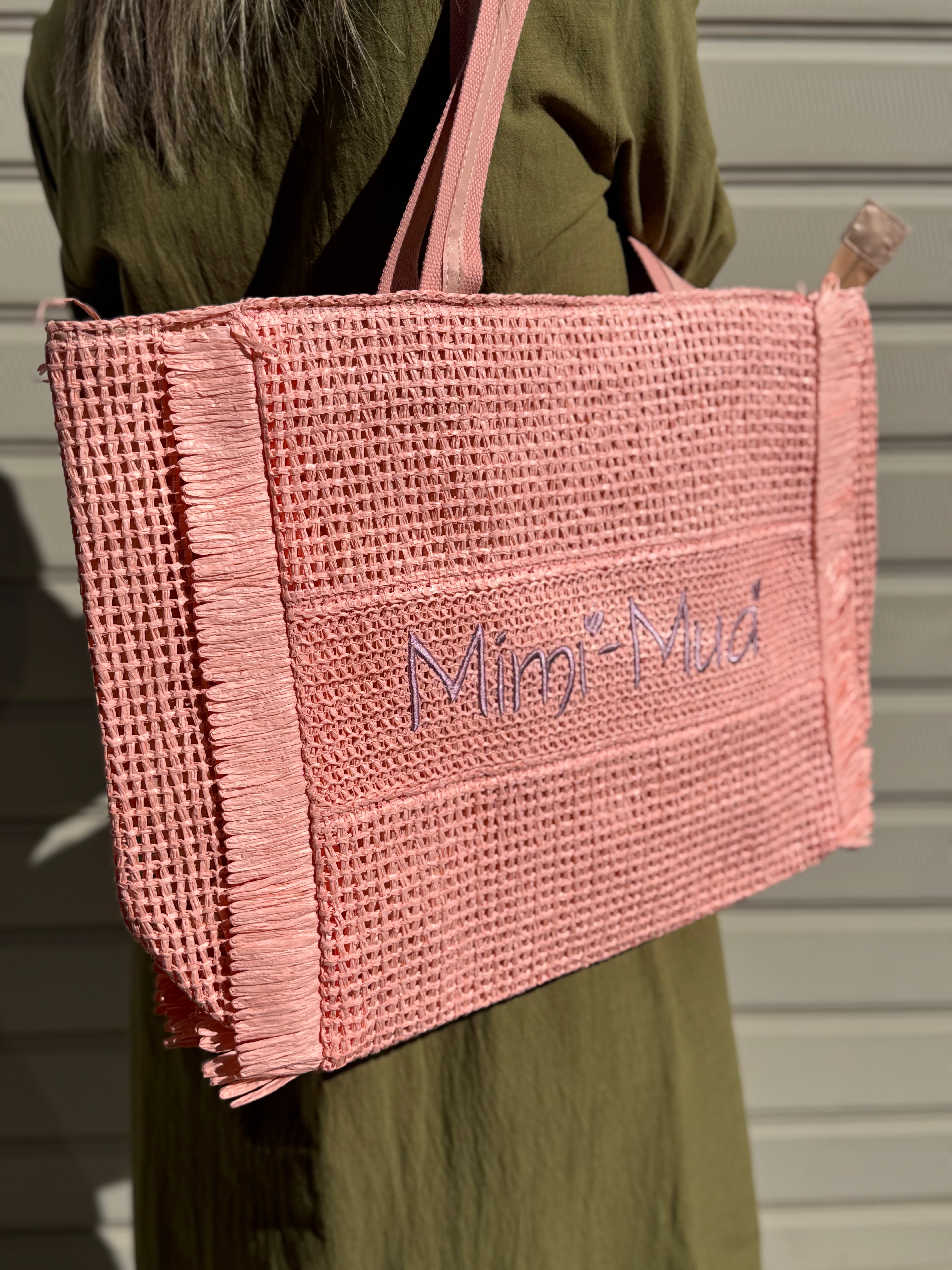 Borsa rafia mimì