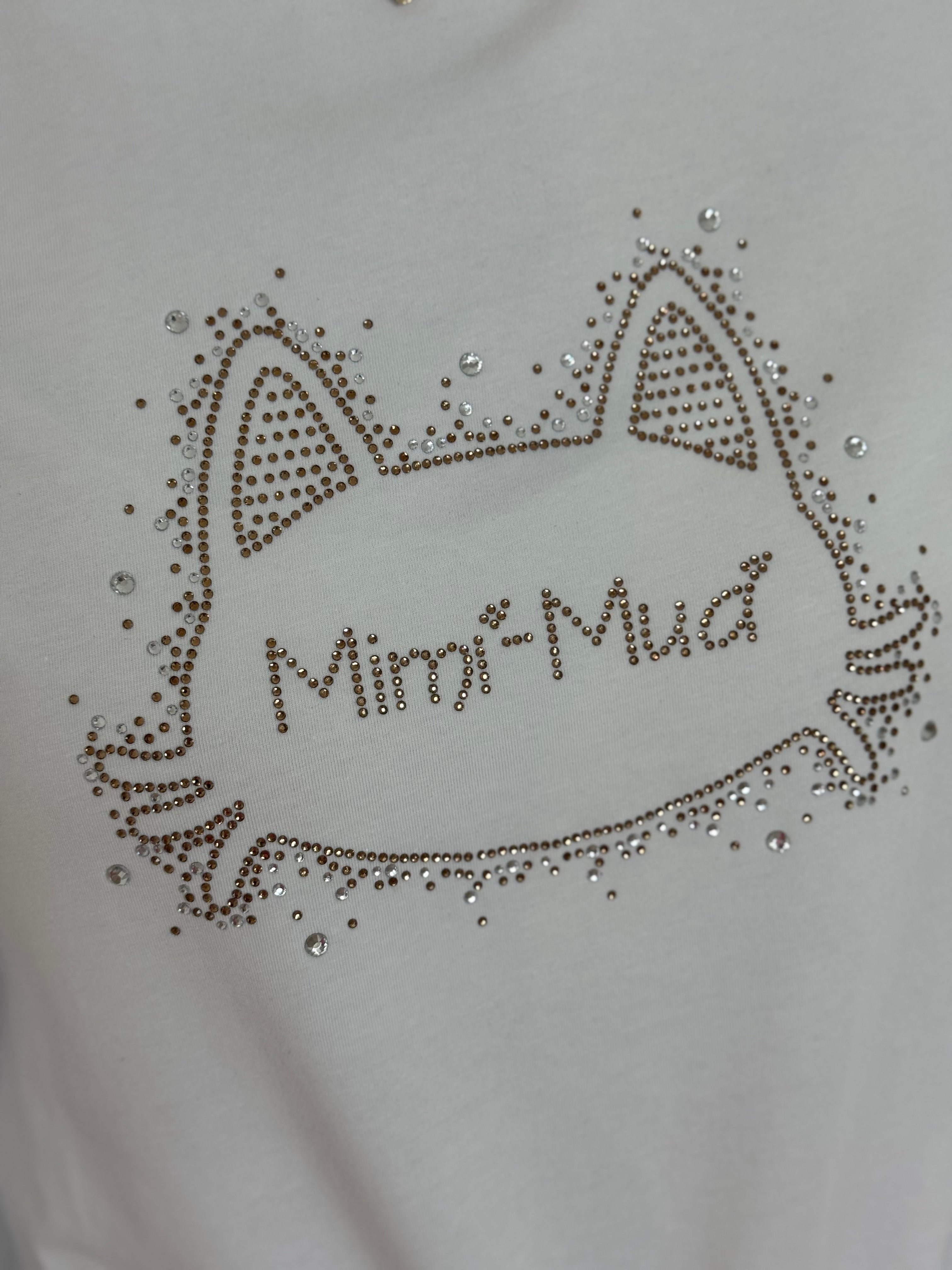 Tshirt gatto strass mimì 🐈‍⬛