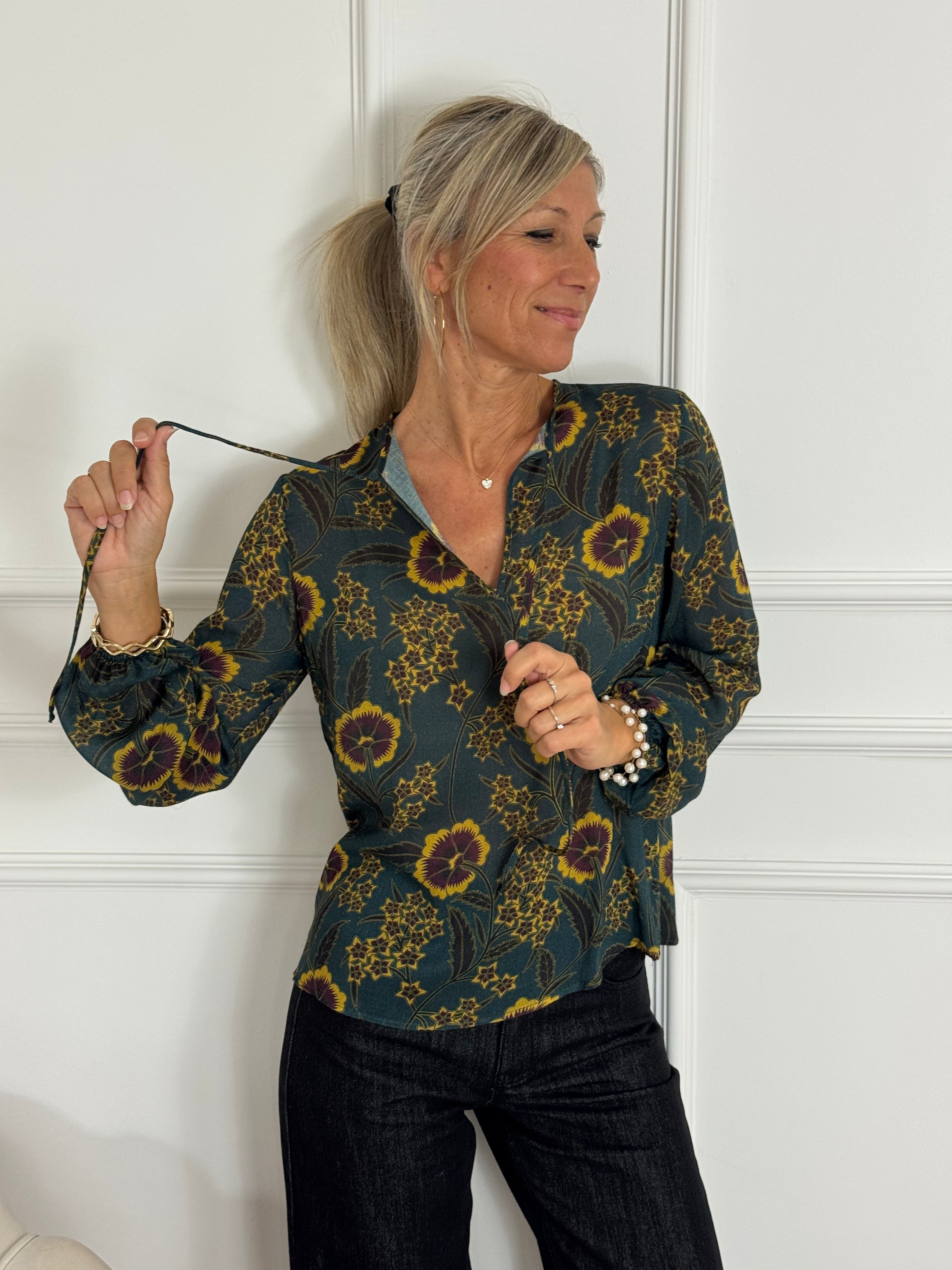 Blusa laccetto petunie mimì