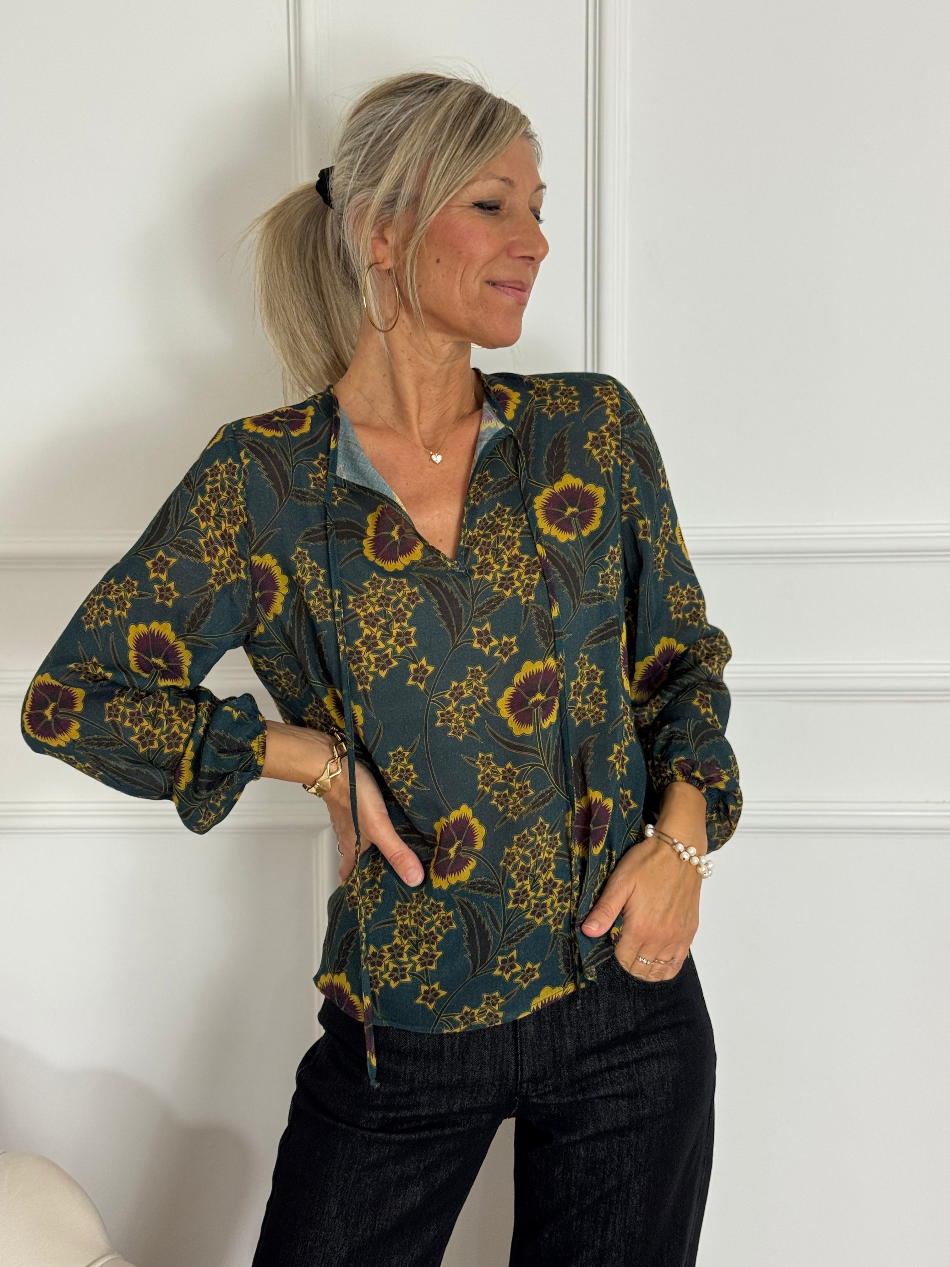 Blusa laccetto petunie mimì