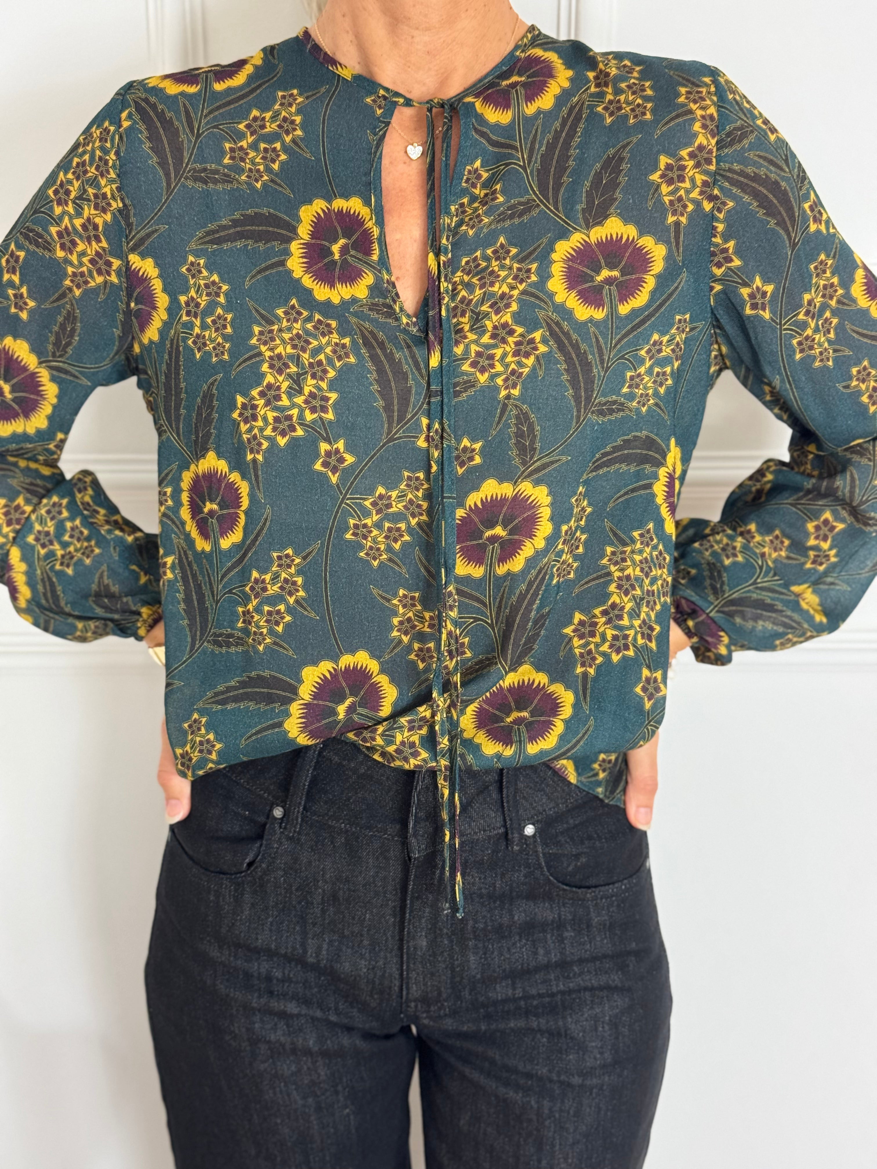Blusa laccetto petunie mimì