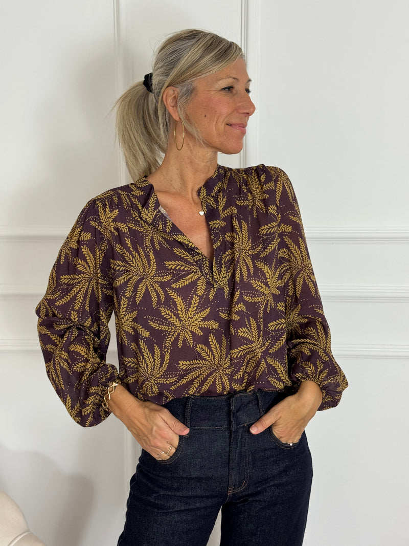 Blusa palme mimì