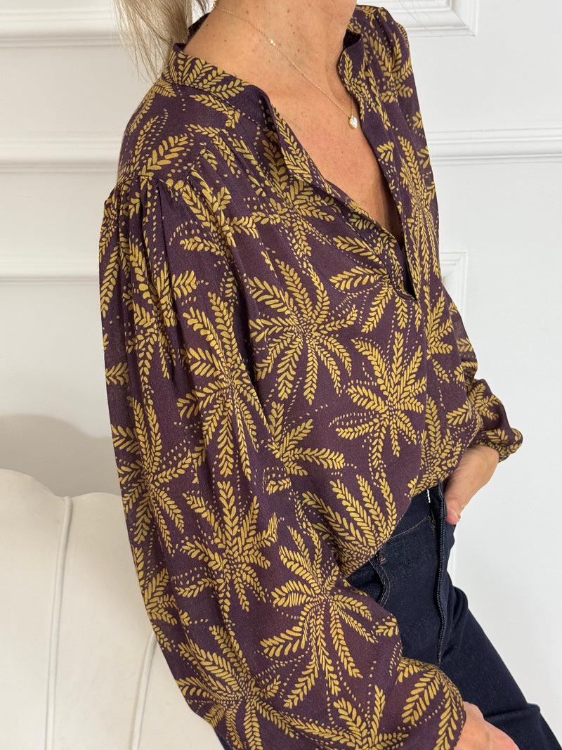 Blusa palme mimì