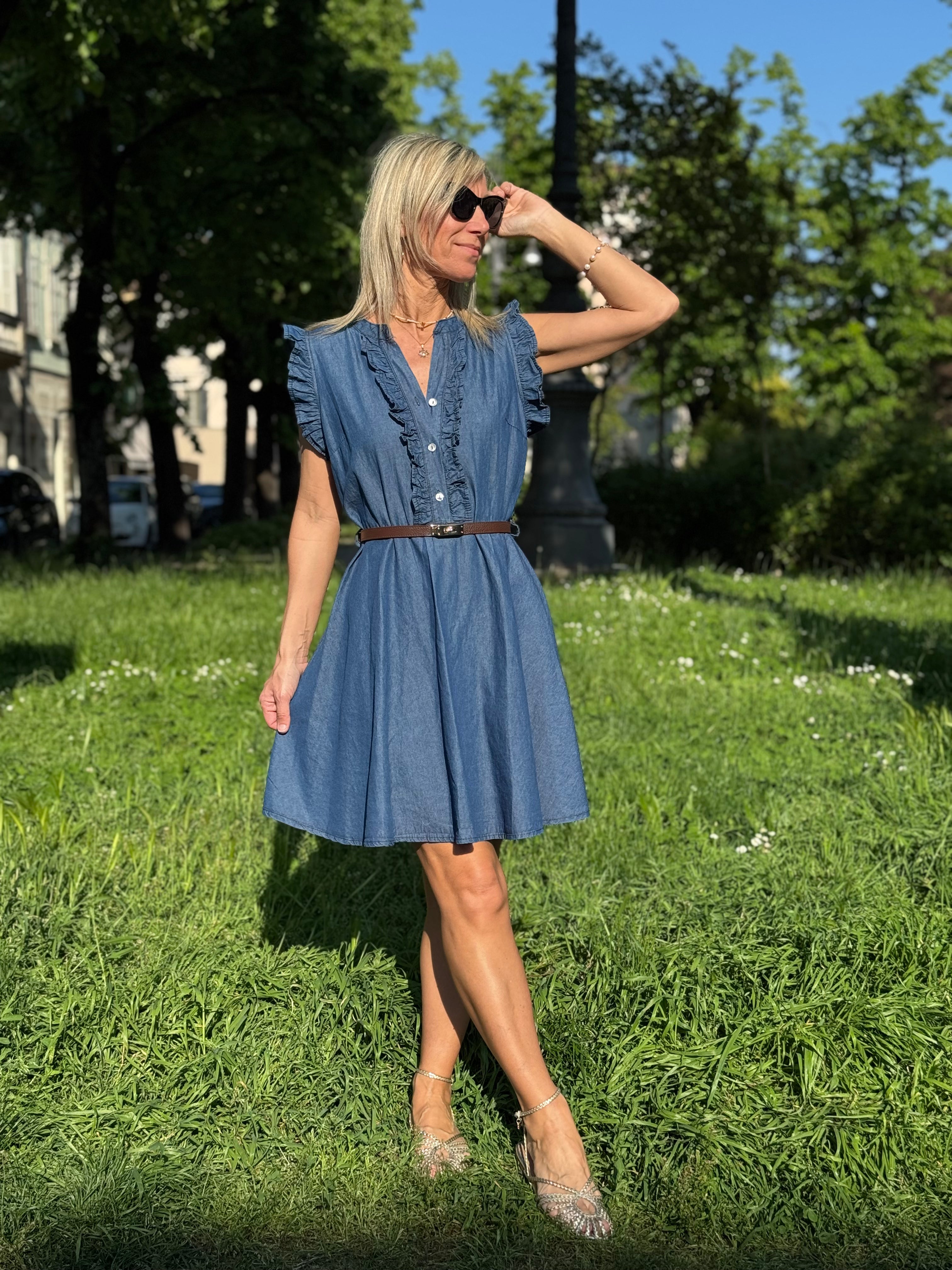 Abito Corto Denim