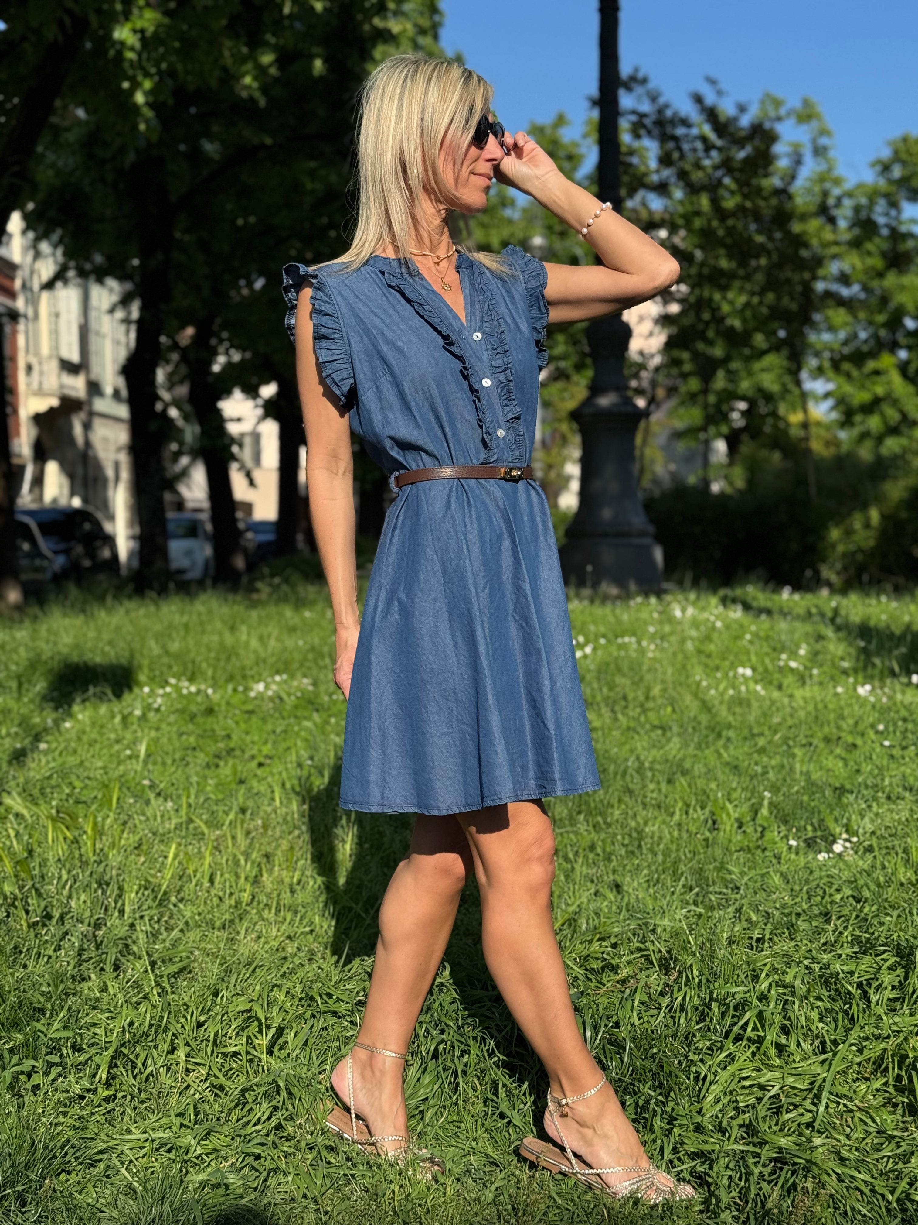 Abito Corto Denim