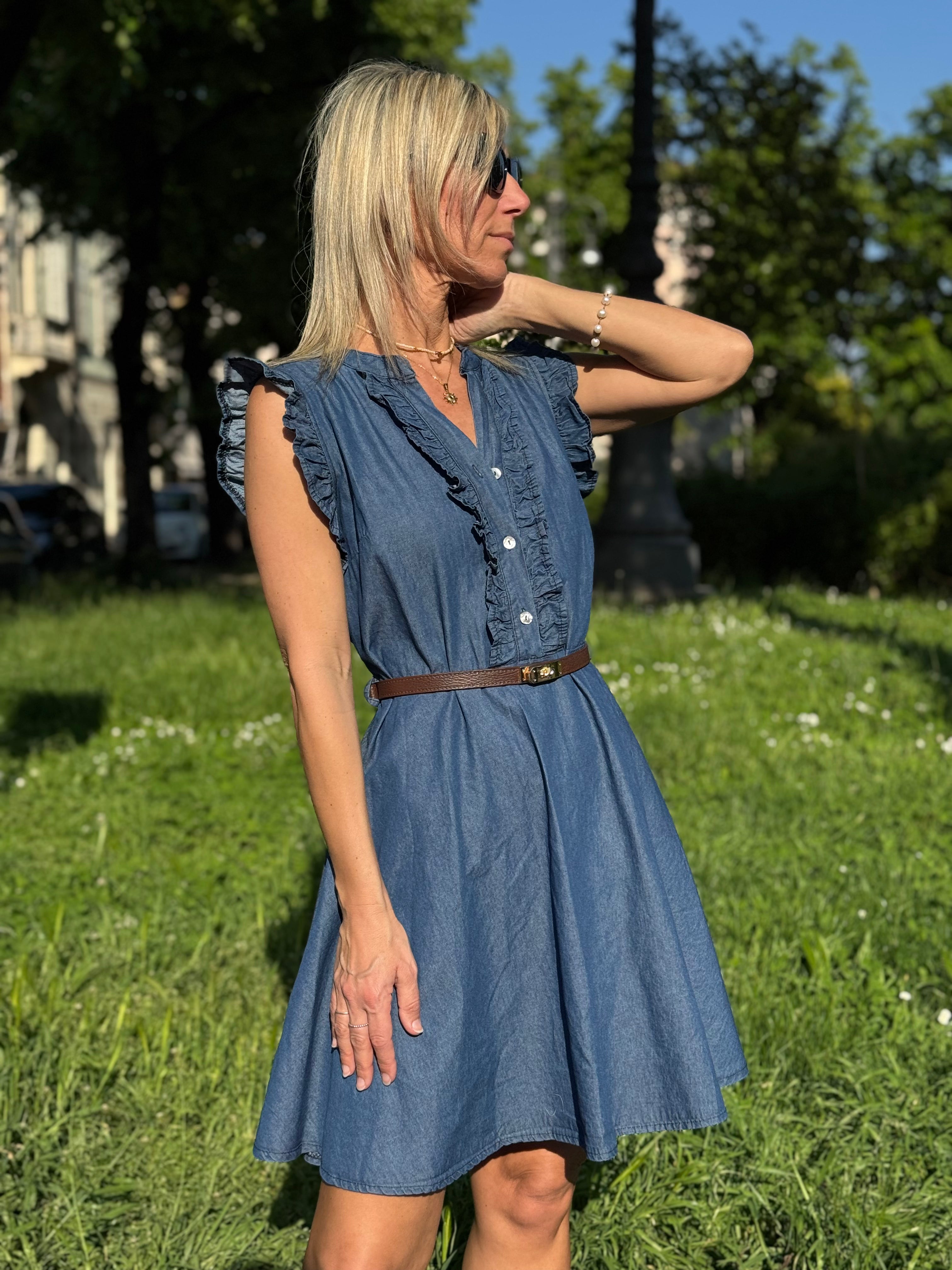 Abito Corto Denim