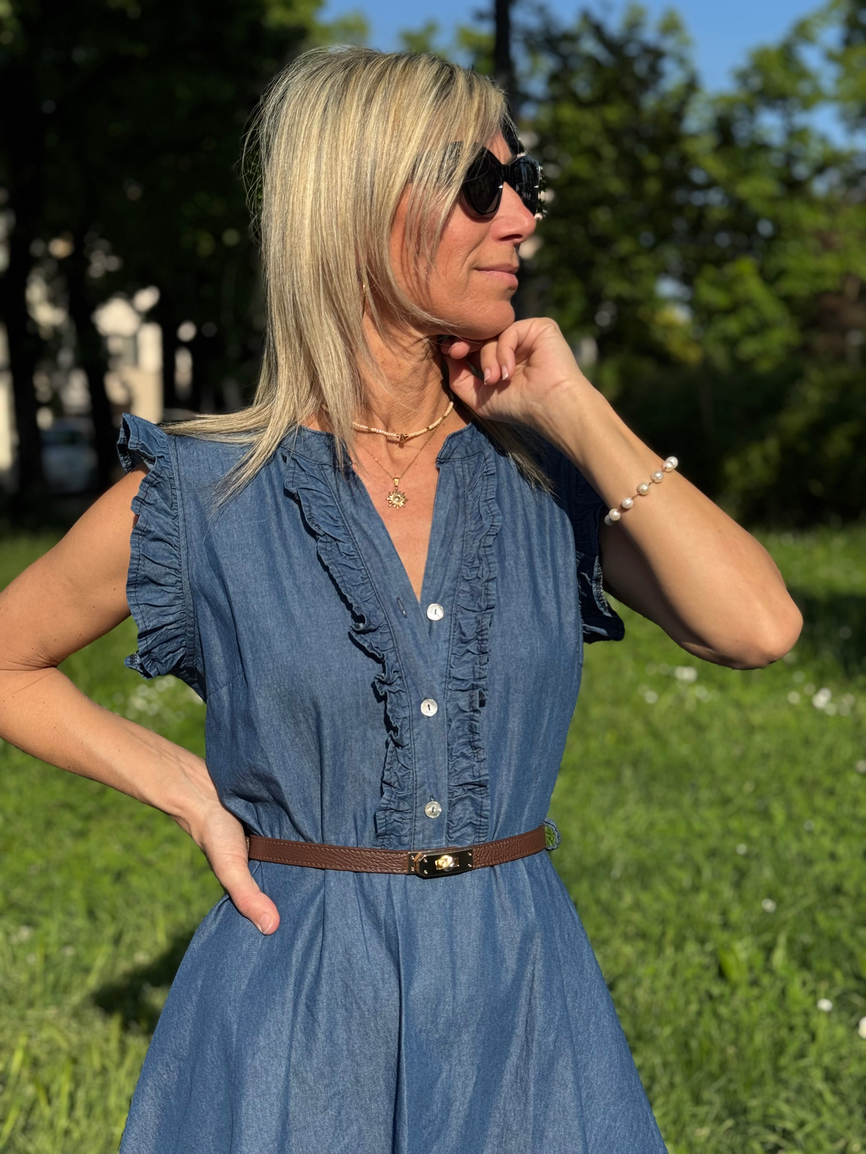 Abito Corto Denim