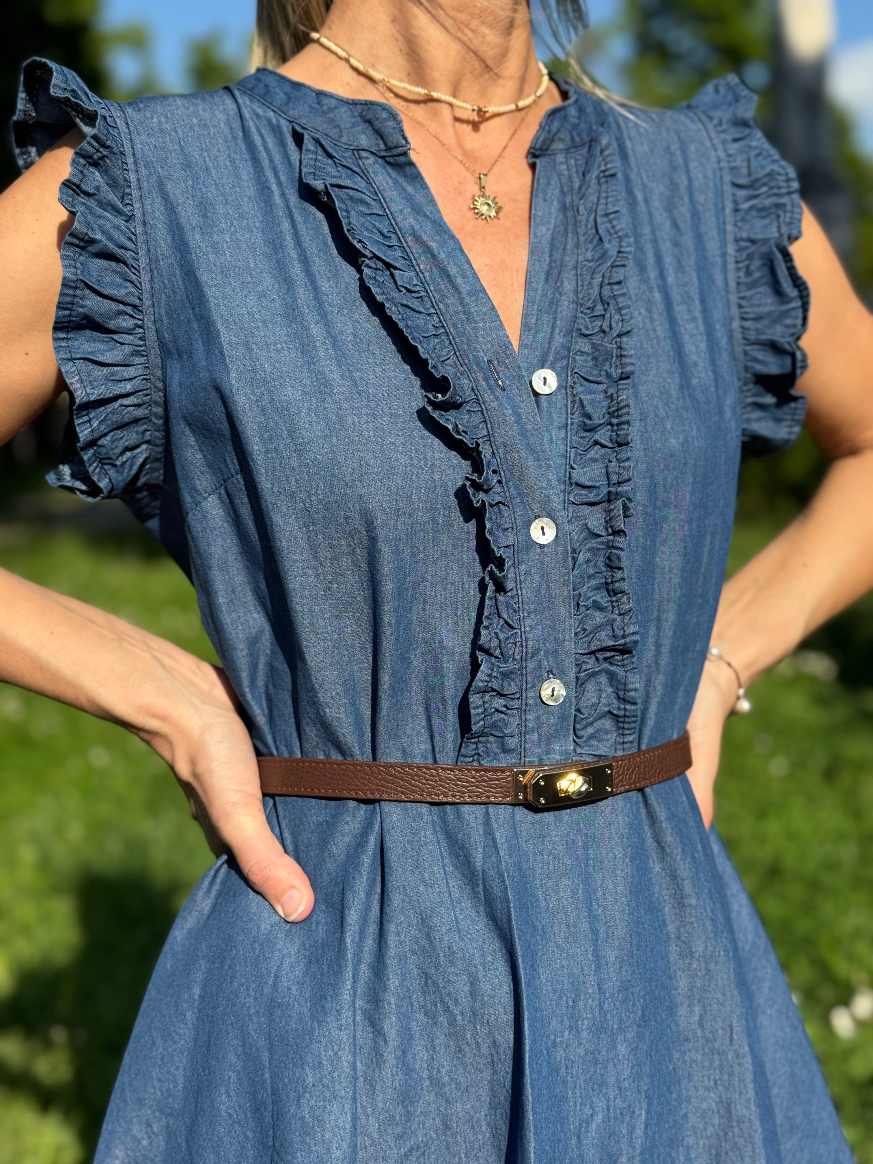 Abito Corto Denim