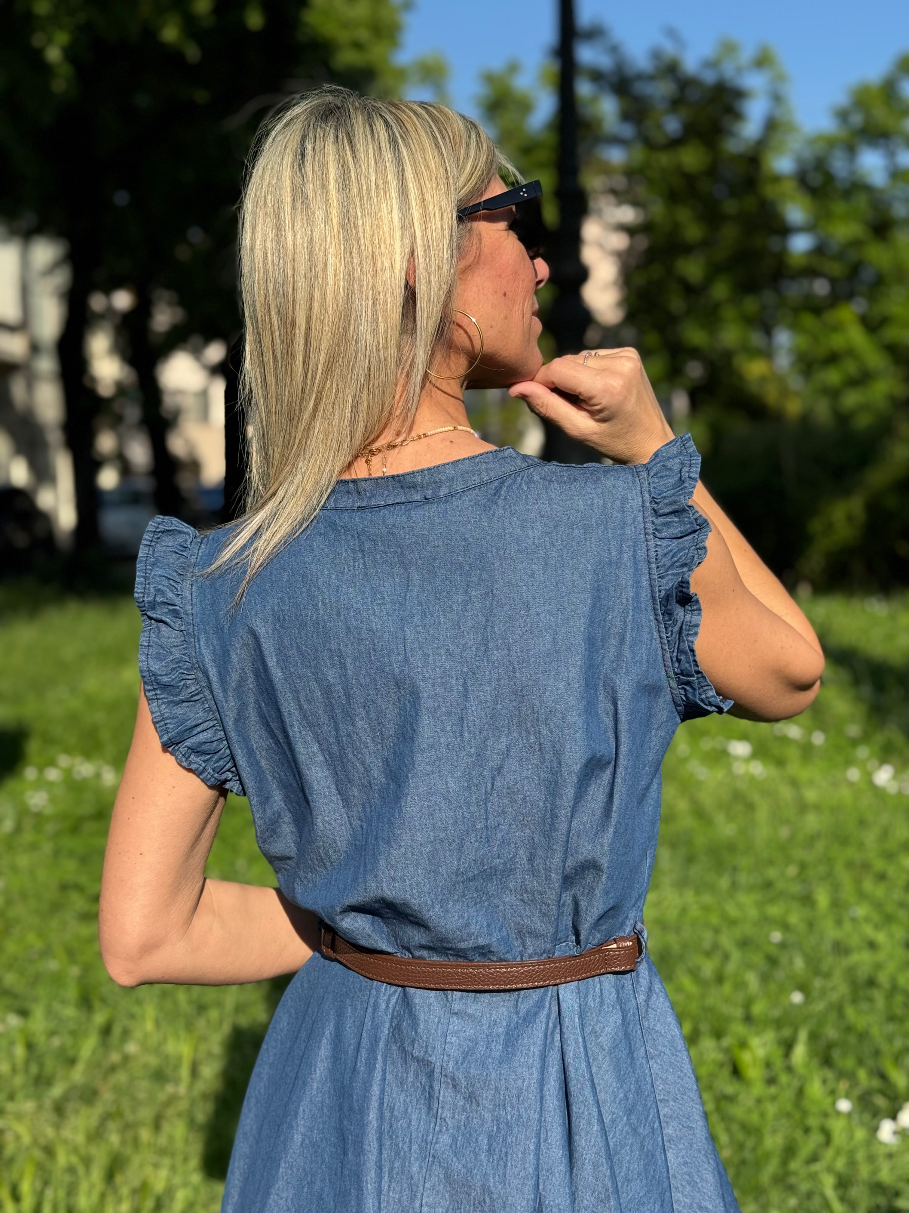 Abito Corto Denim