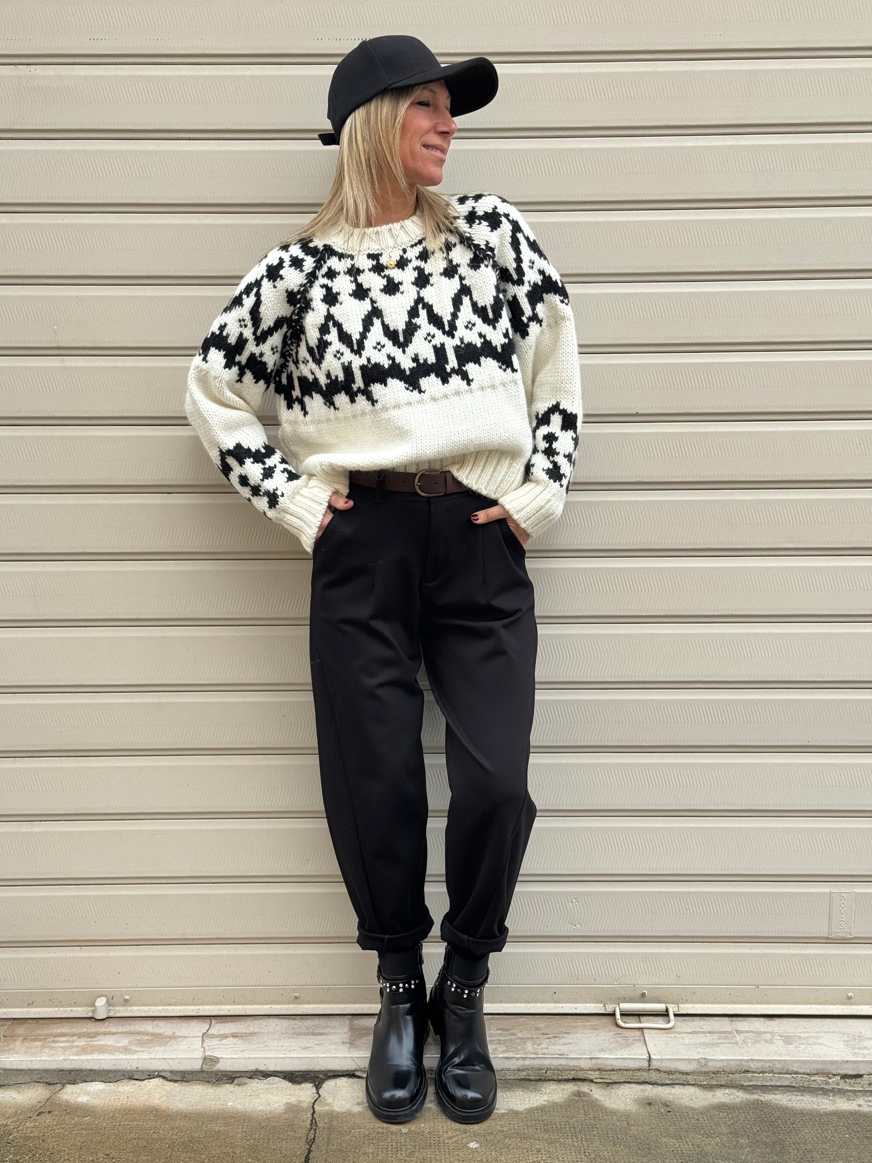 Maglione fiocco kontatto