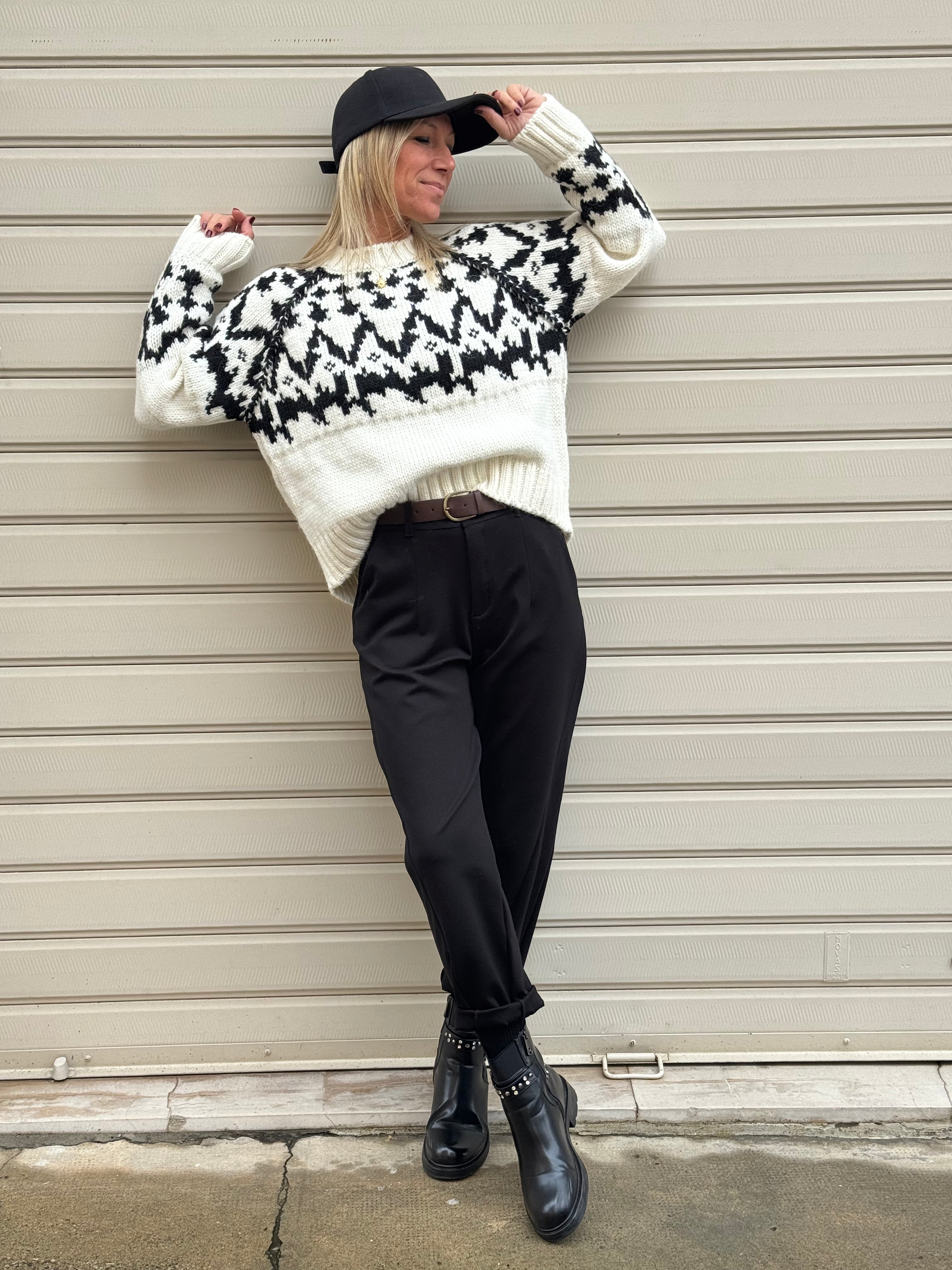 Maglione fiocco kontatto