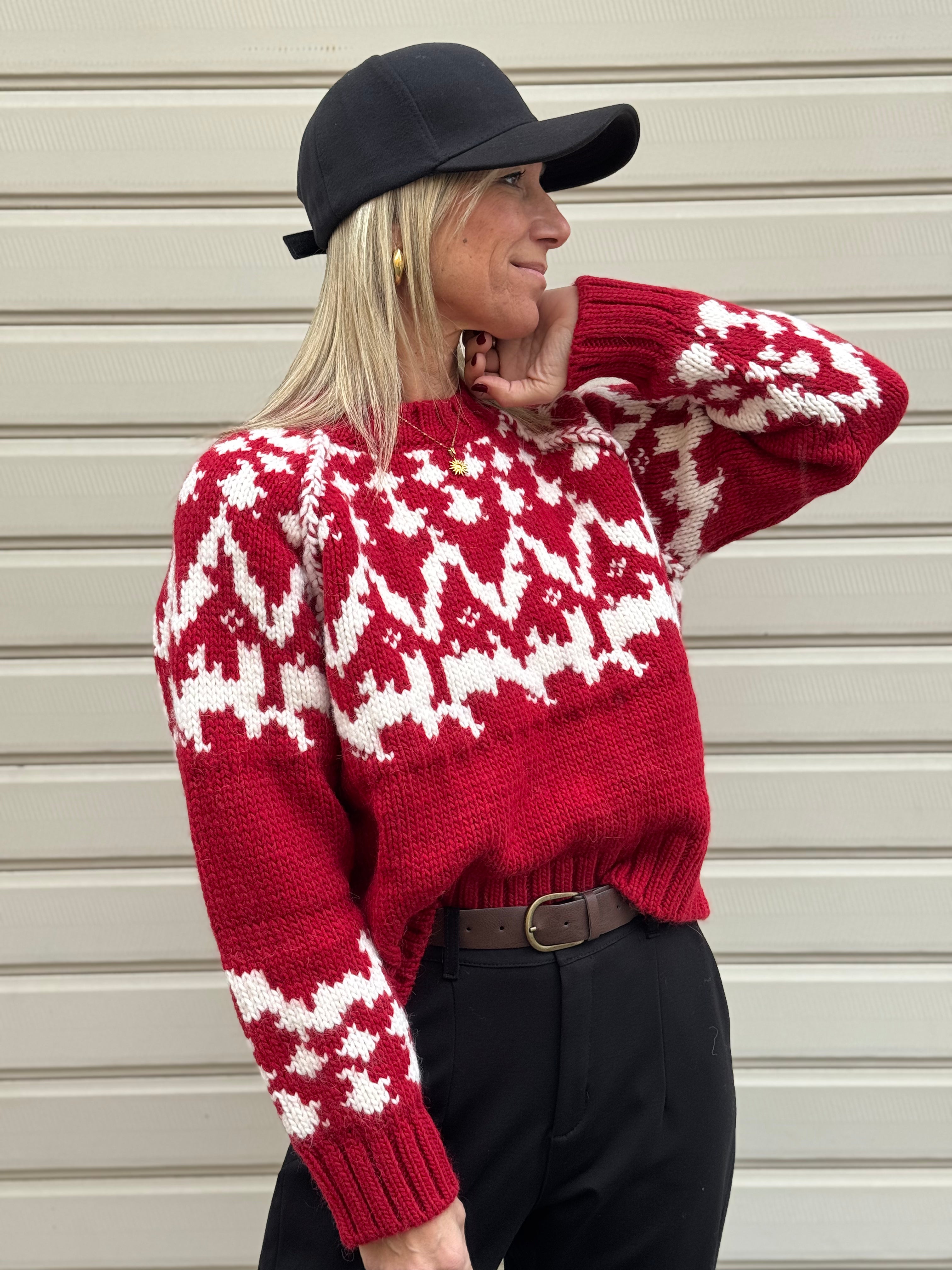 Maglione fiocco kontatto