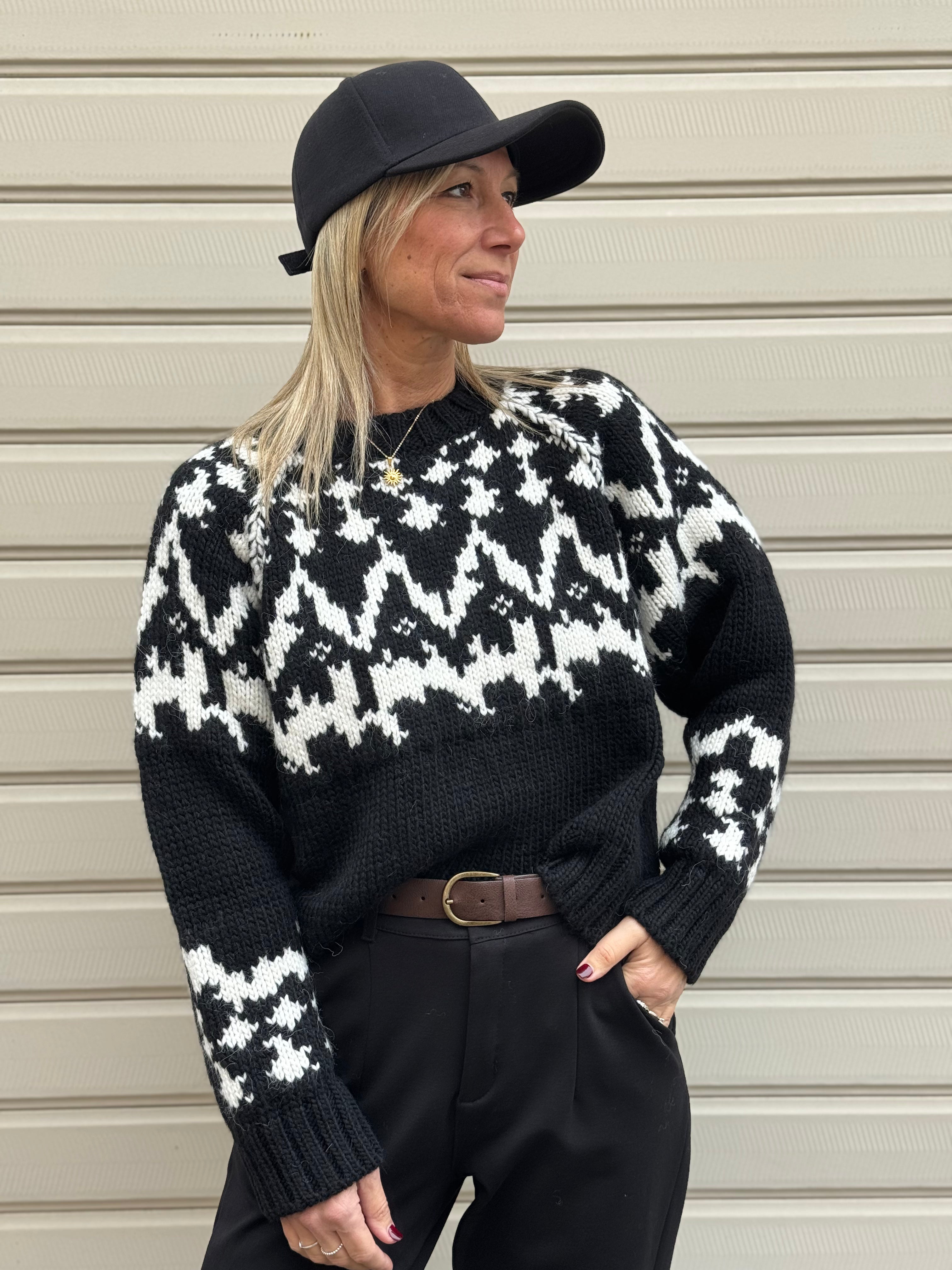 Maglione fiocco kontatto