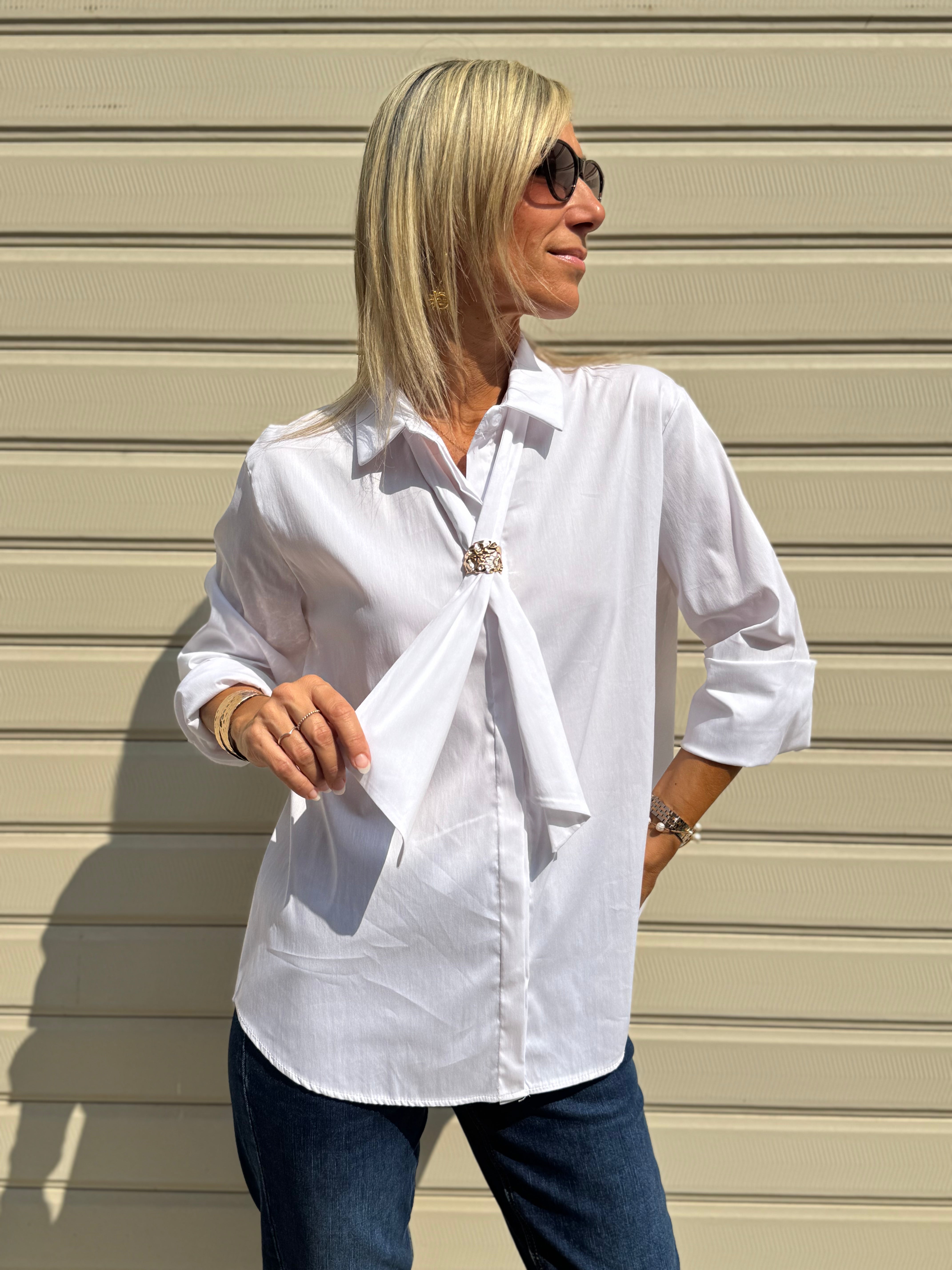 Camicia con accessorio