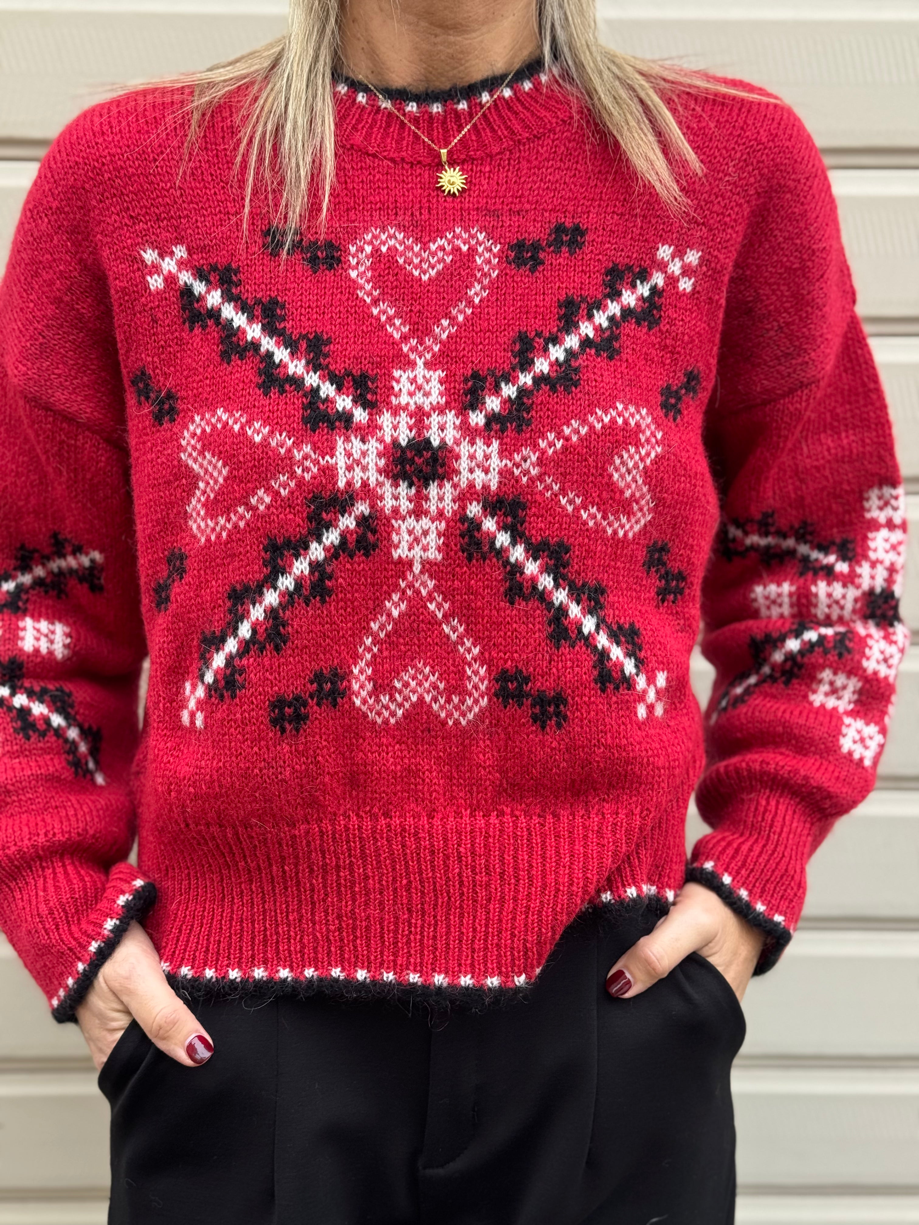 Maglione cuore kontatto