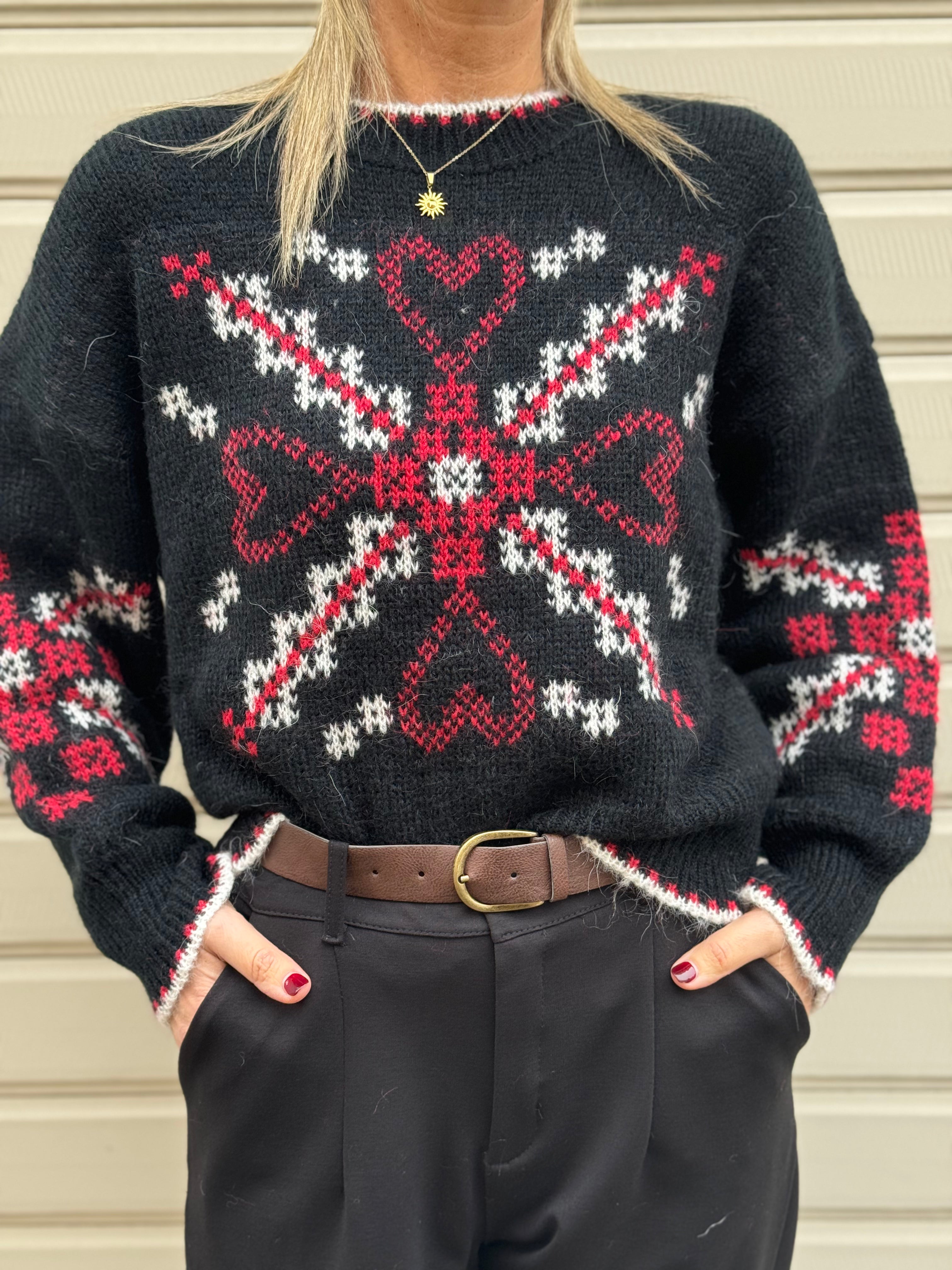 Maglione cuore kontatto