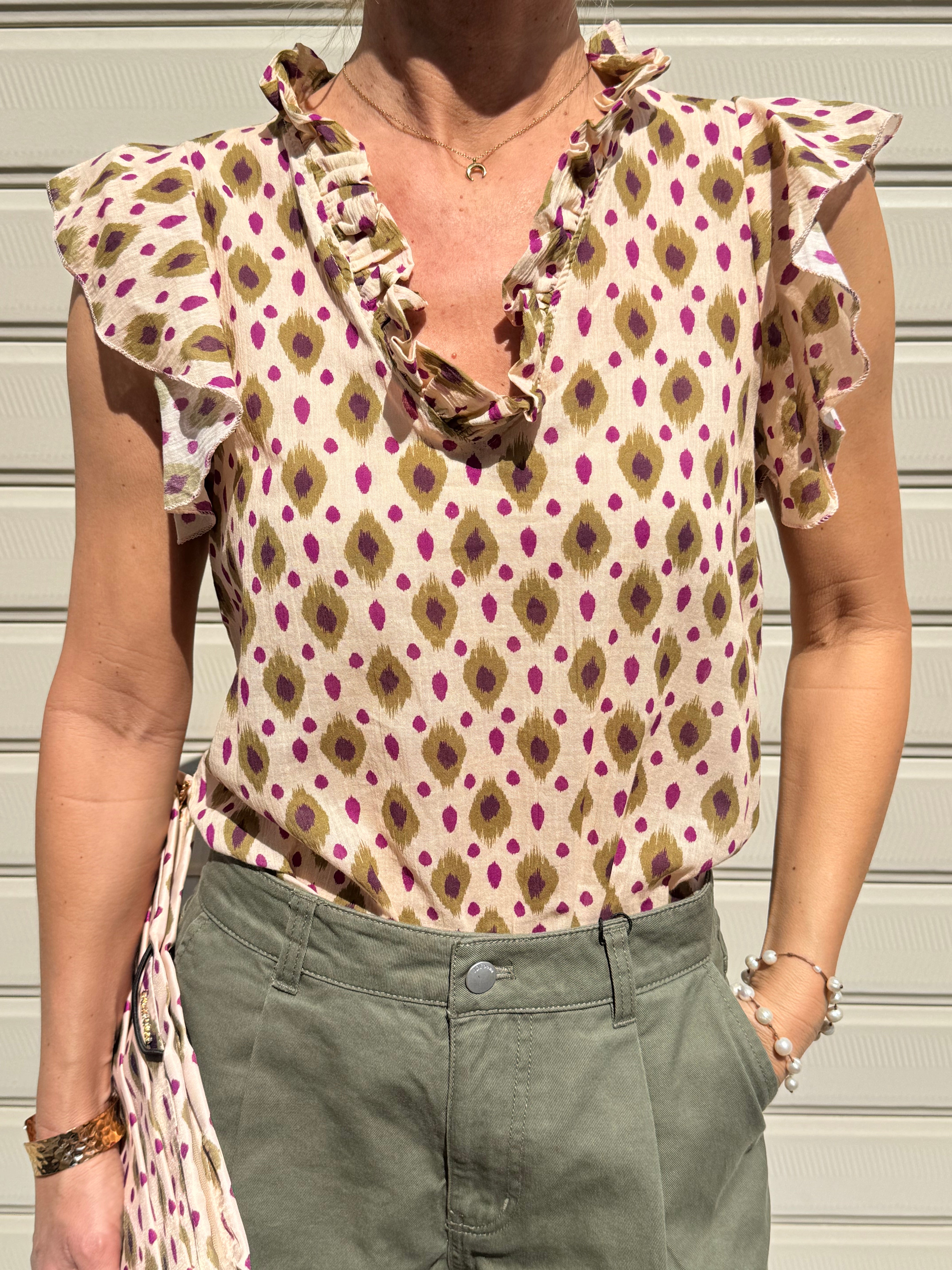 Blusa fantasia rombi mimì