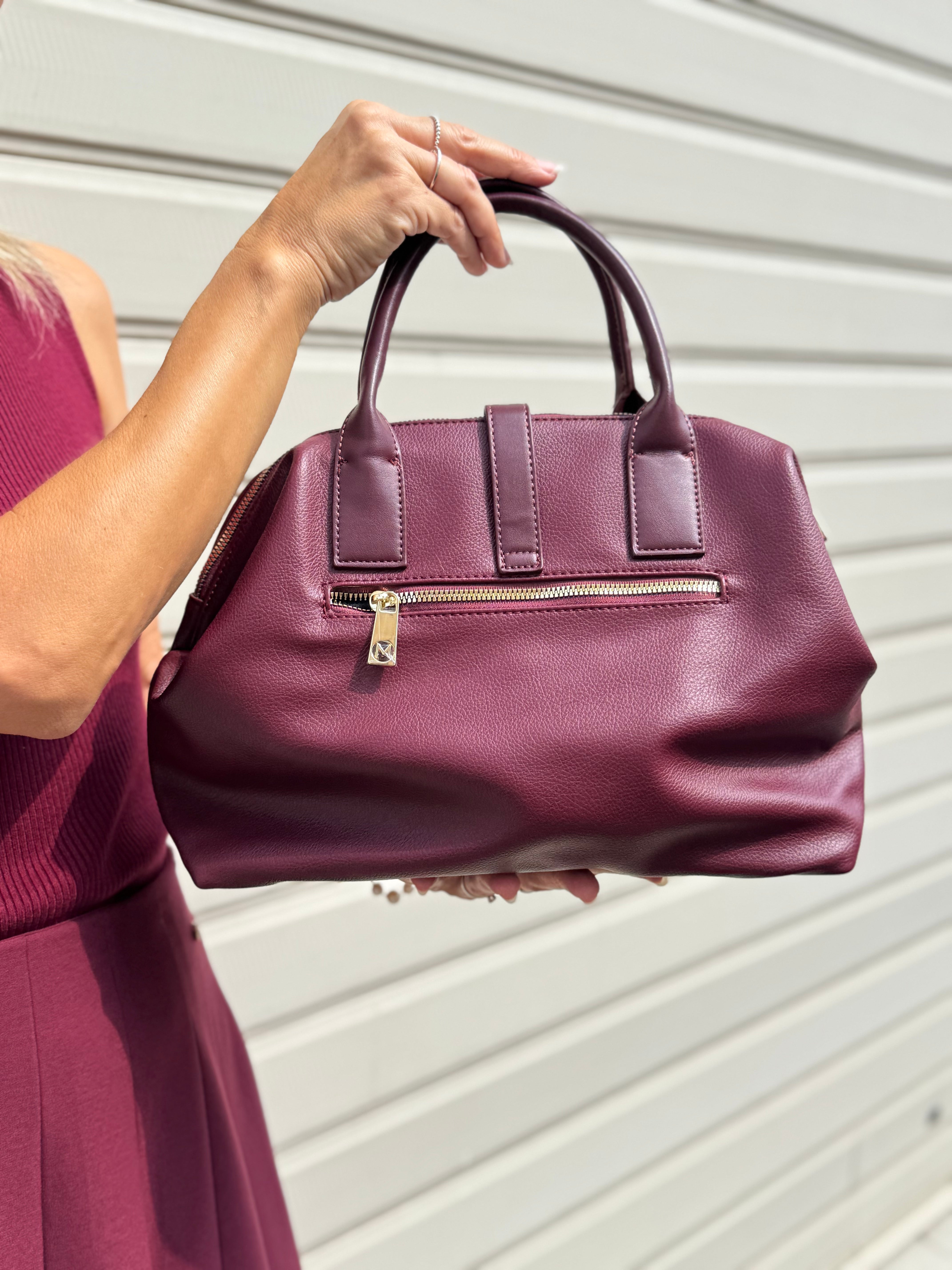 Borsa bauletto con lettere