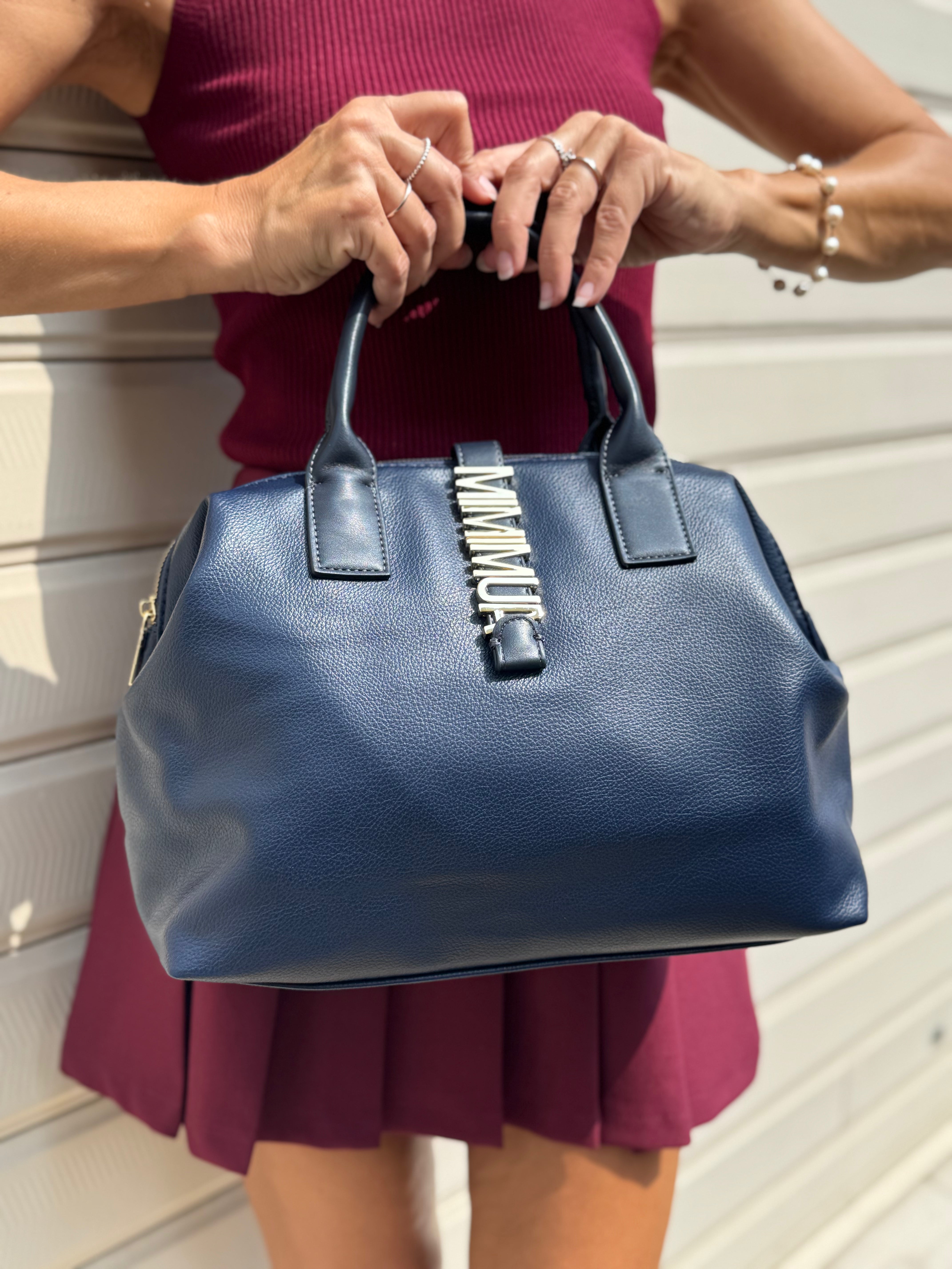 Borsa bauletto con lettere