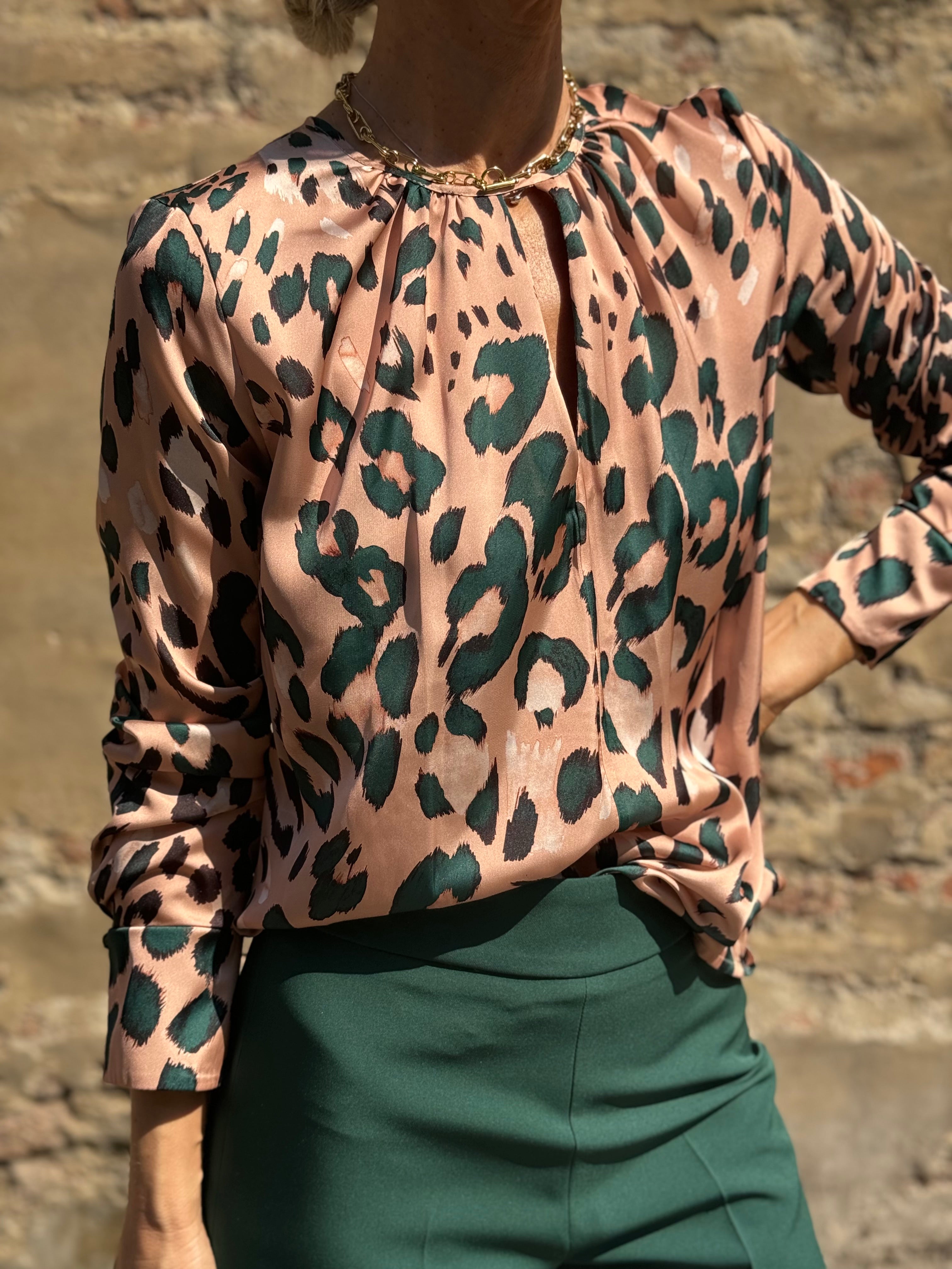 Blusa Maculata Verde