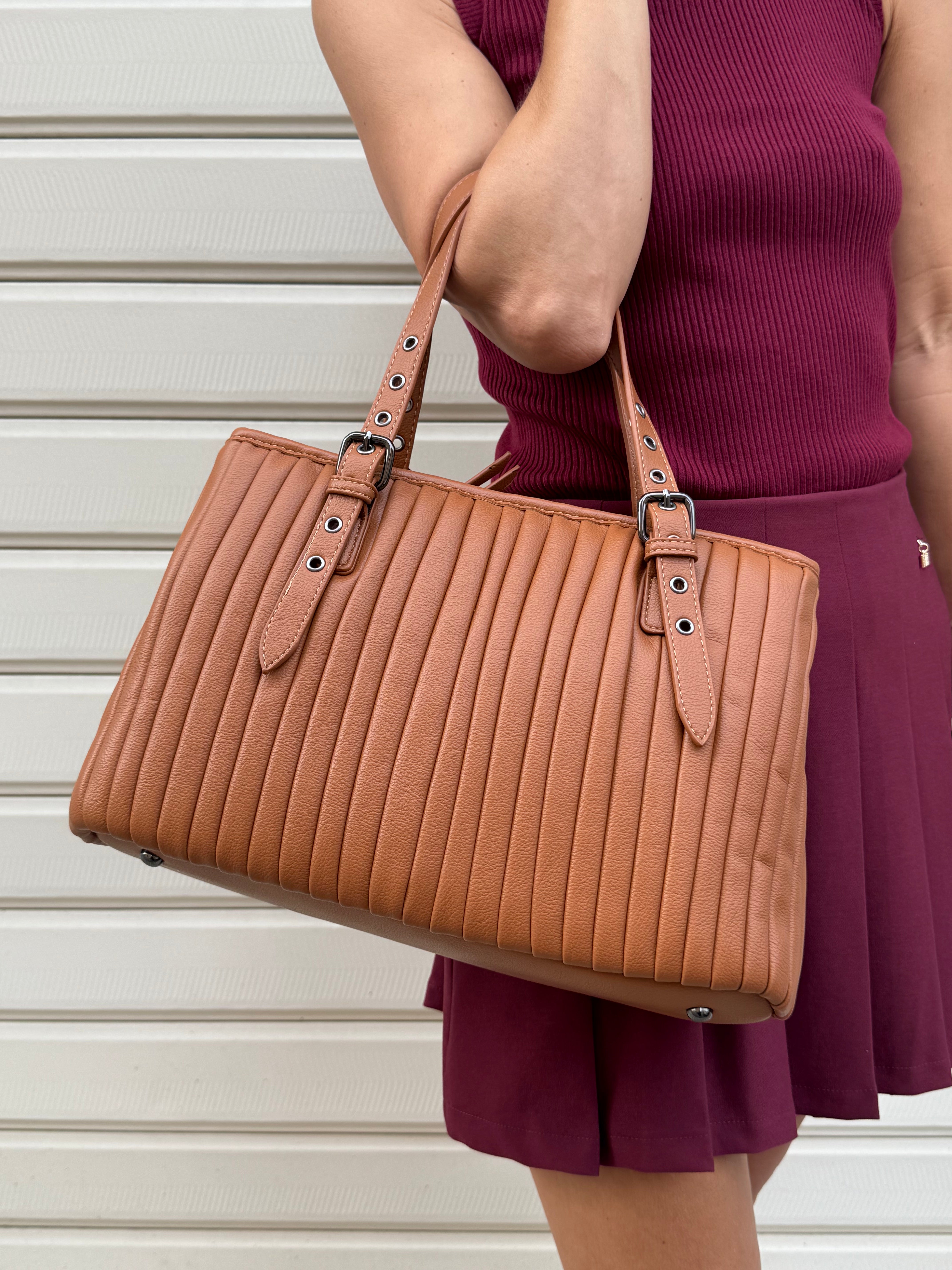 Borsa plissettata grande