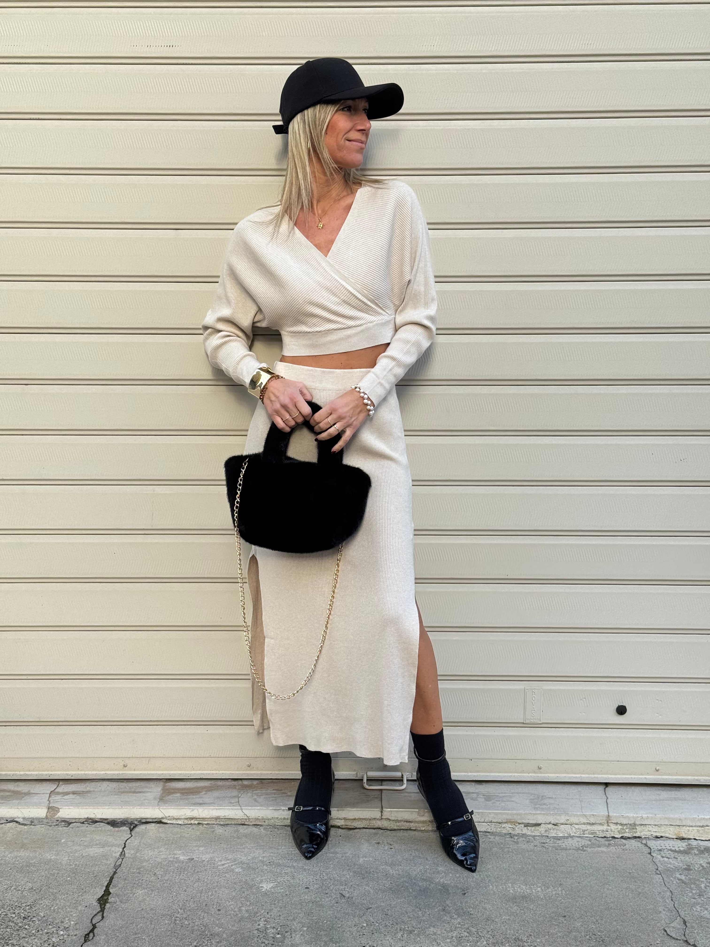 Coordinato top incrocio