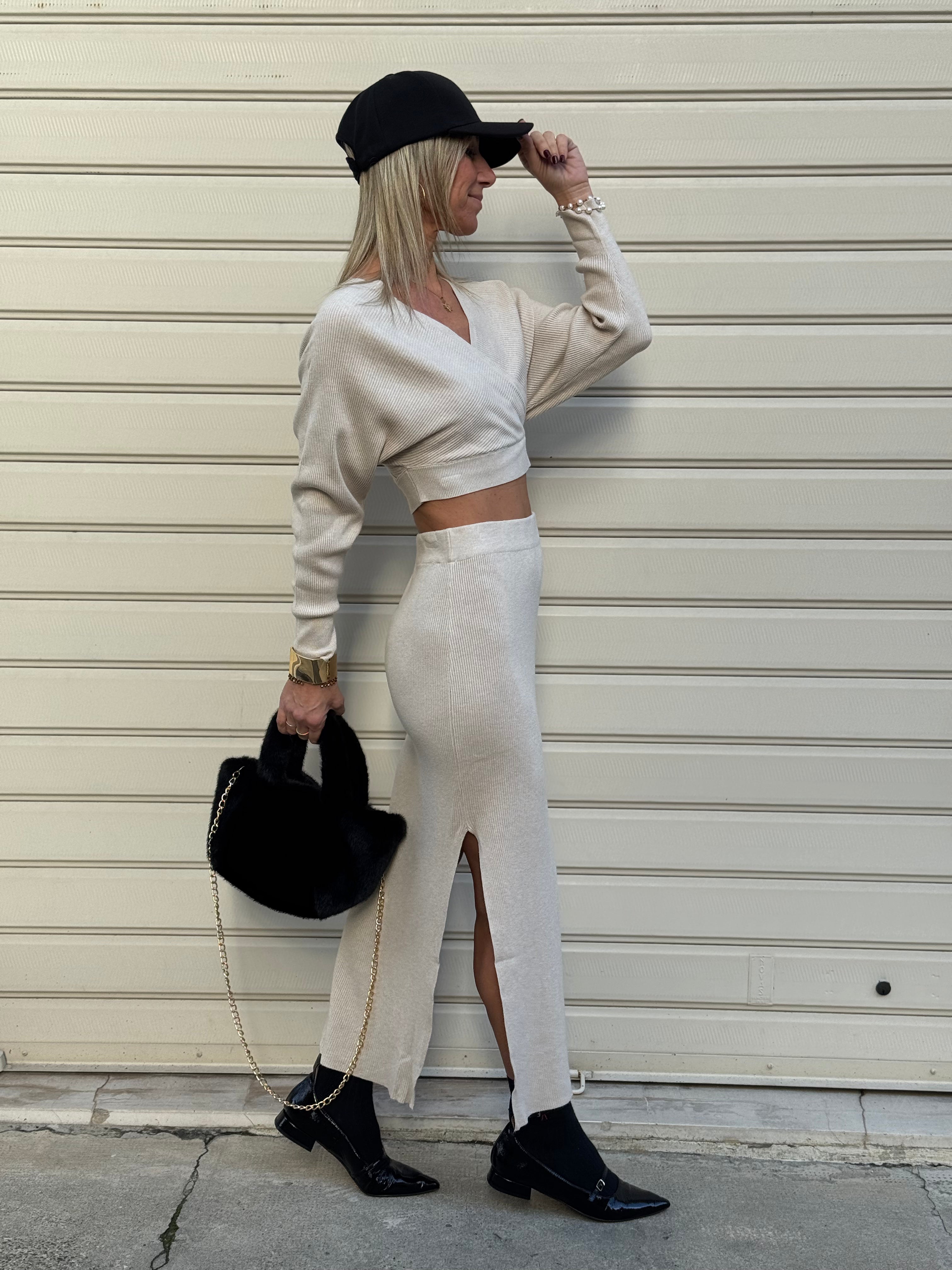 Coordinato top incrocio