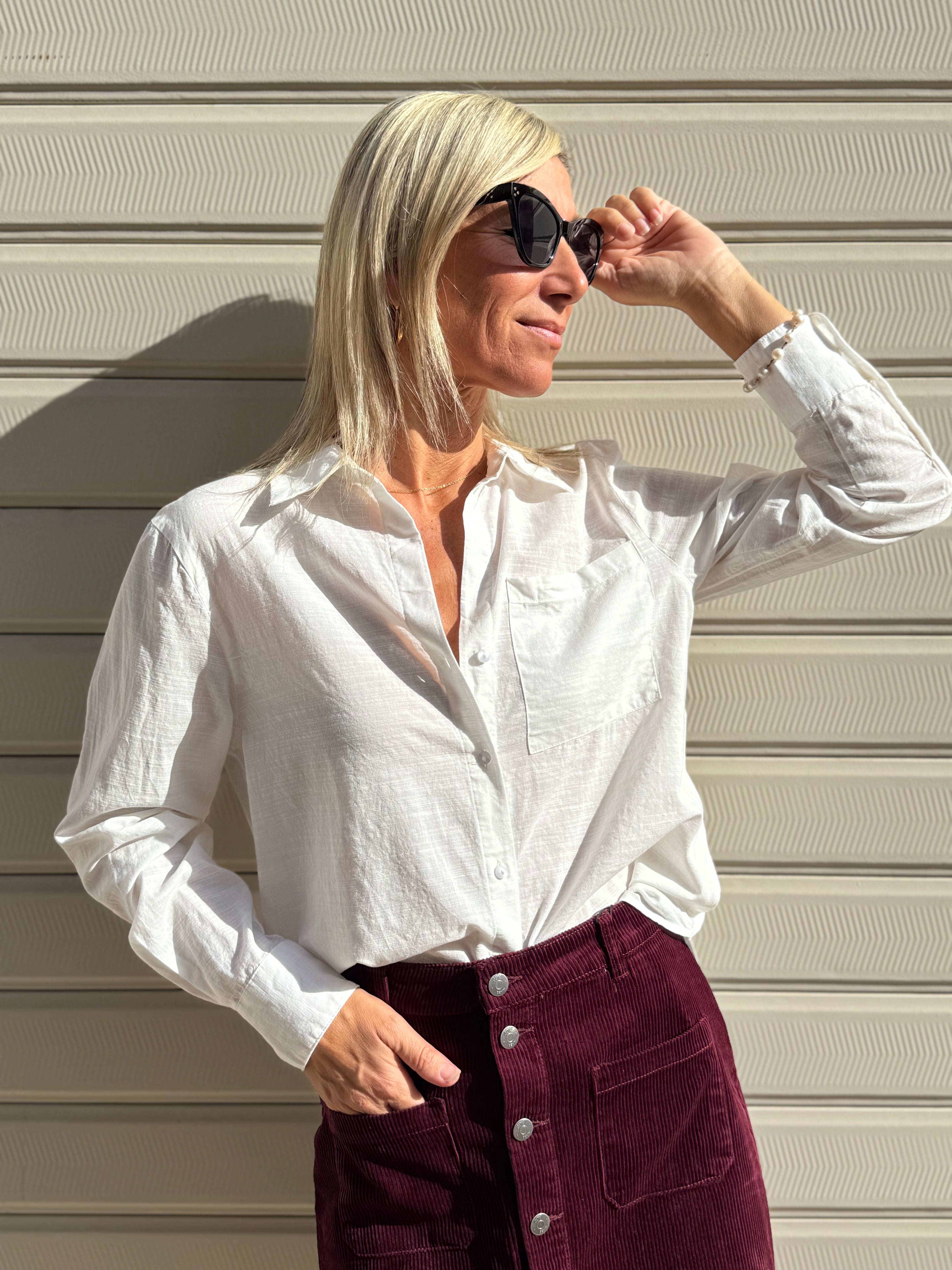 Camicia morbida taschino